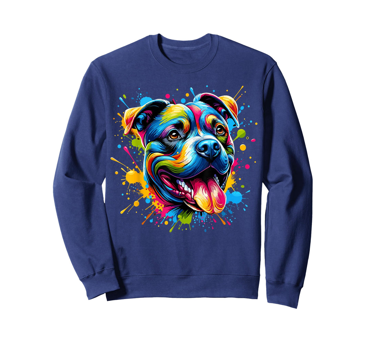 Pit Bull Dog Lover Colorful Pitbull T-Shirt