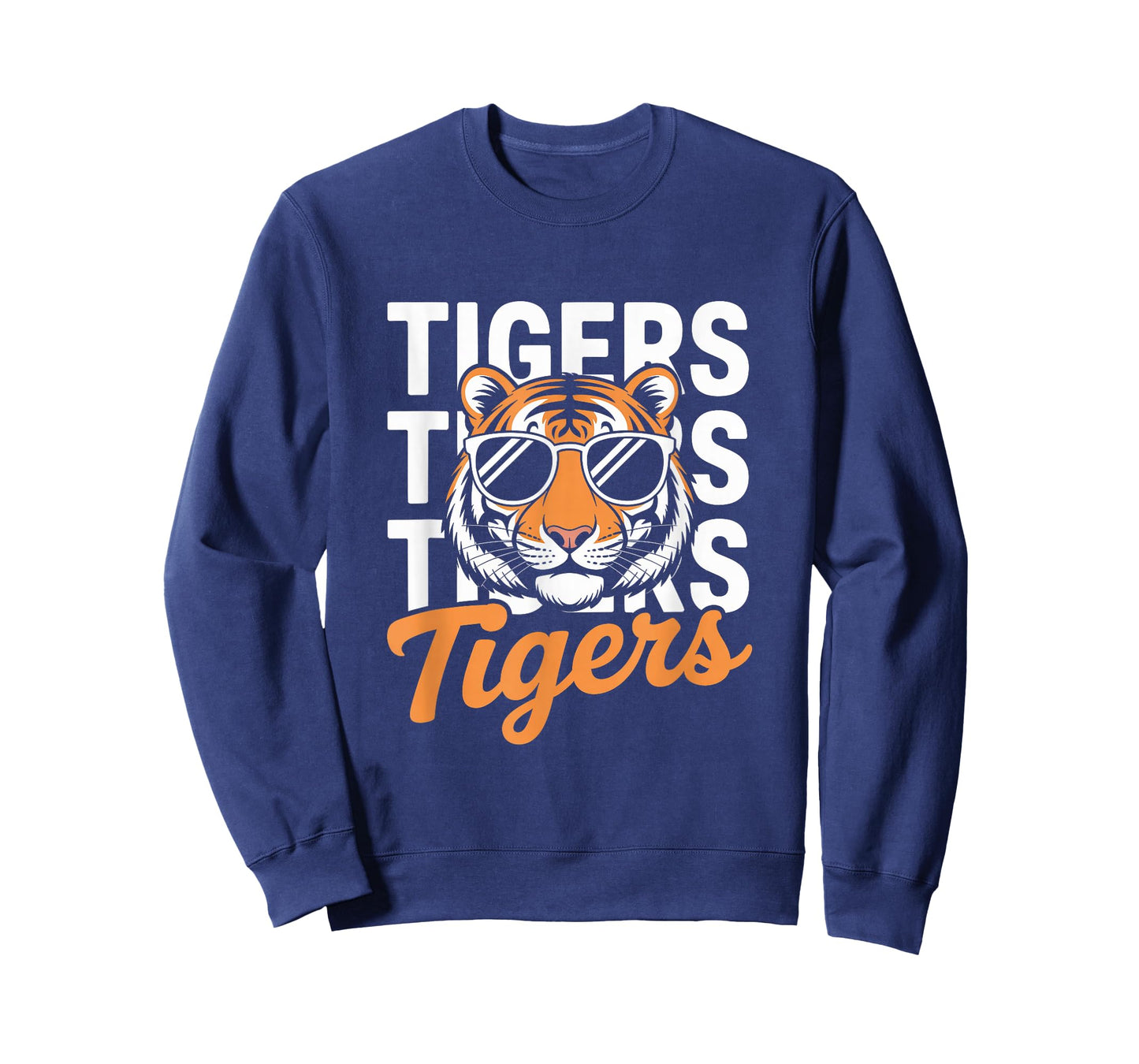Retro Tigers Shirt Inspirational Athletic Name Design Tigers T-Shirt