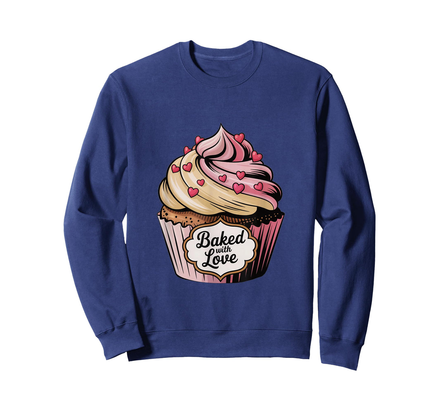 Baked with Love Cupcake Sweet Dessert Baking T-Shirt