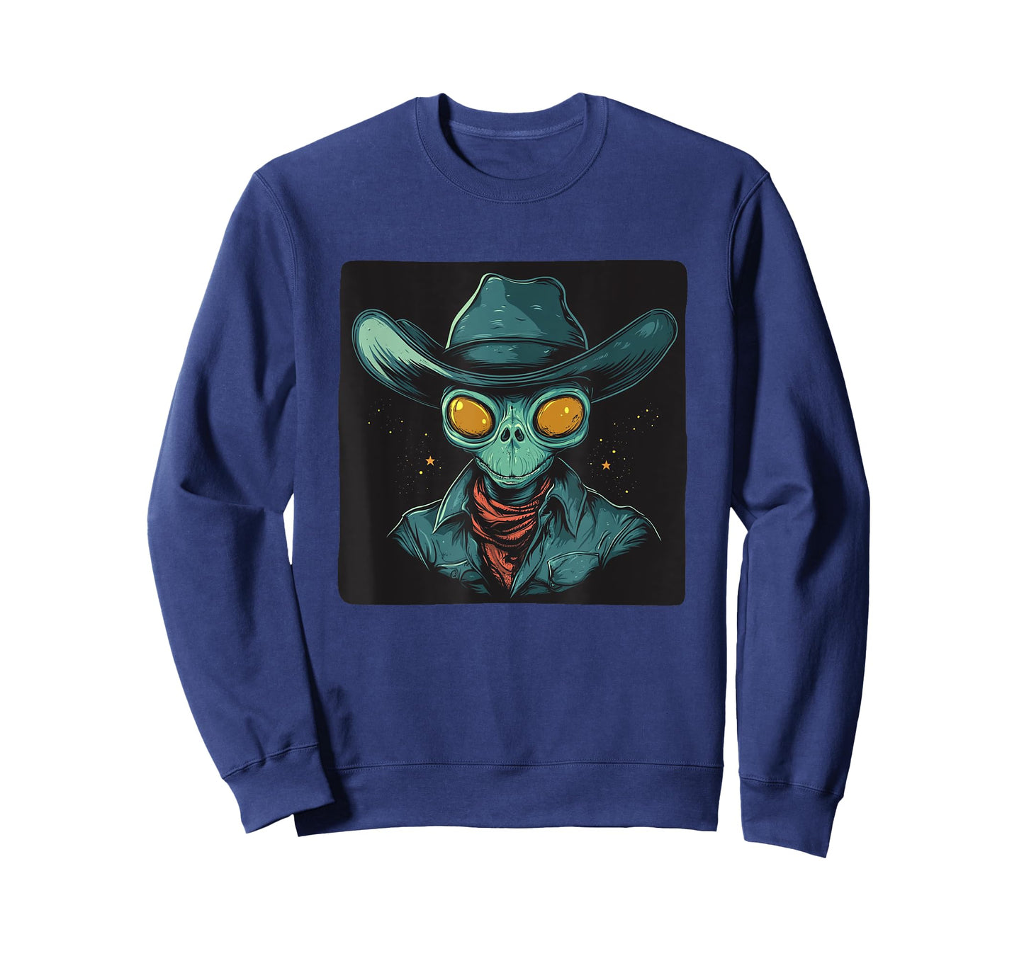 Alien Cowboy for a Fun Galactic Style T-Shirt