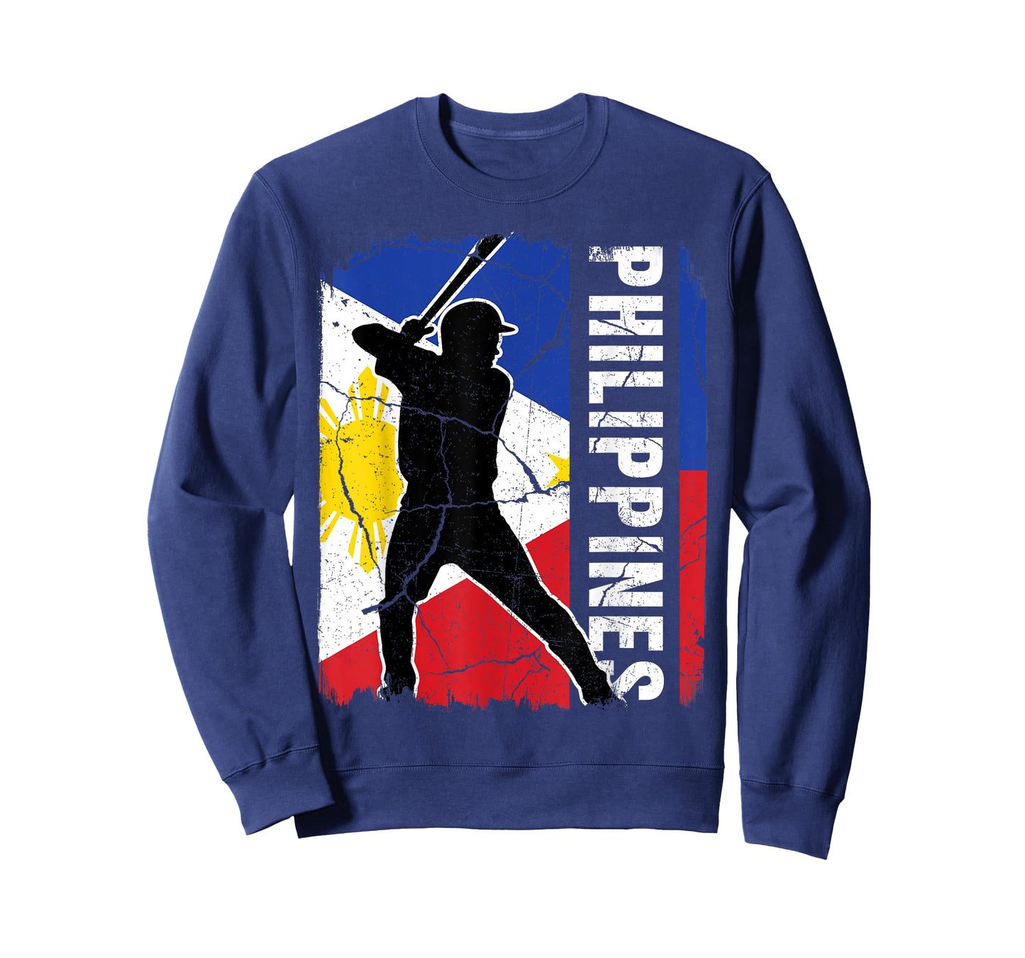 Filipino Baseball Player Philippines Flag Baseball Fans T-Shirt