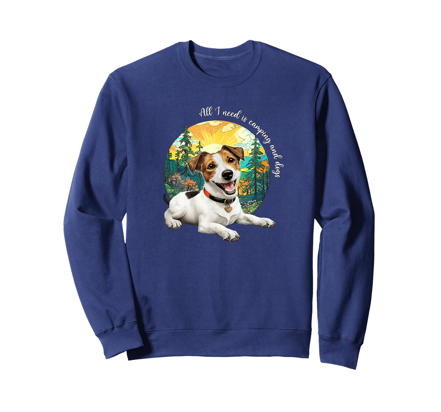 Mens Womens JRT Dog Lover Nature Camping Jack Russell Lover T-Shirt