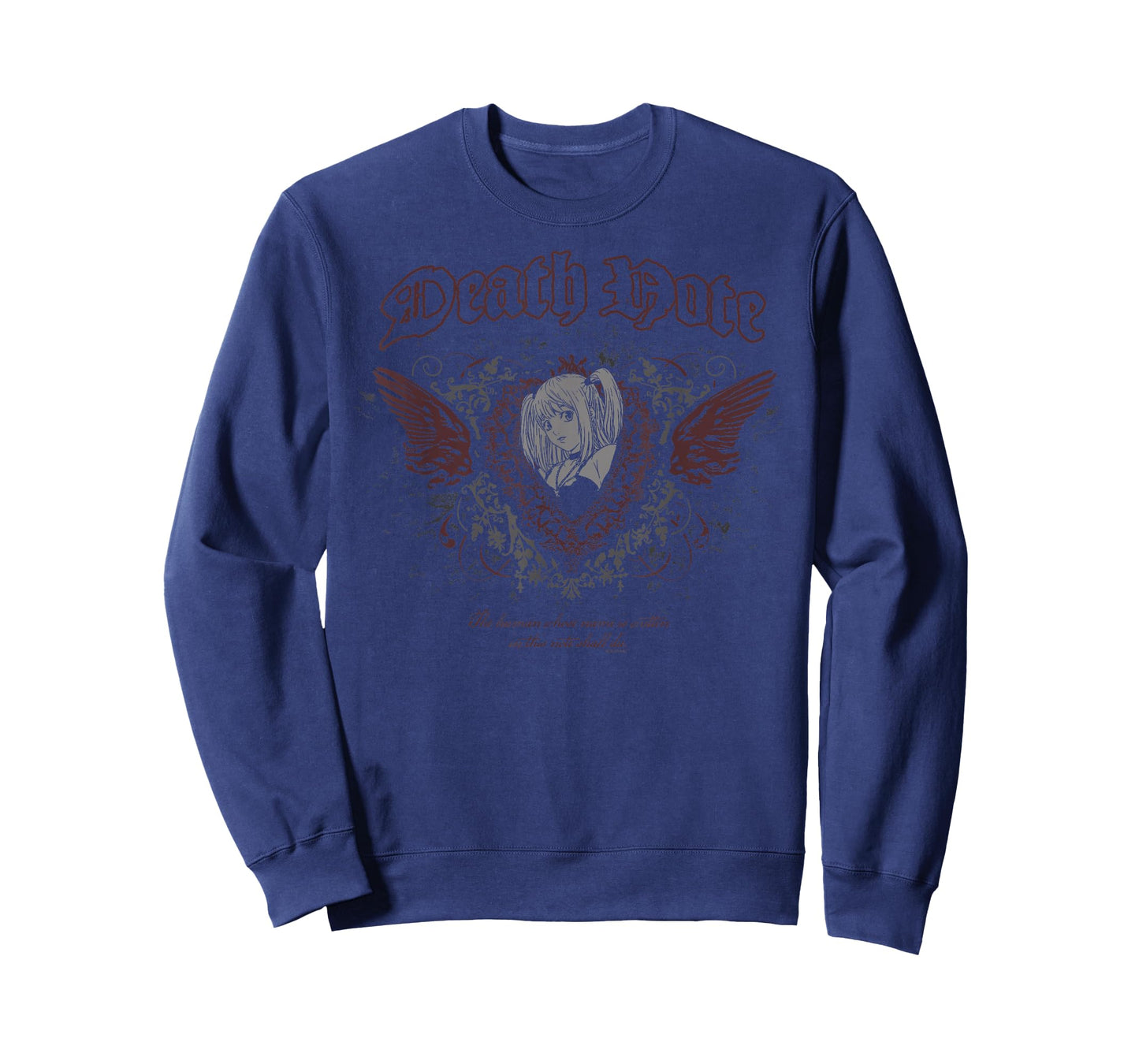 Death Note Misa Amane Retro Goth Winged Heart Anime T-Shirt