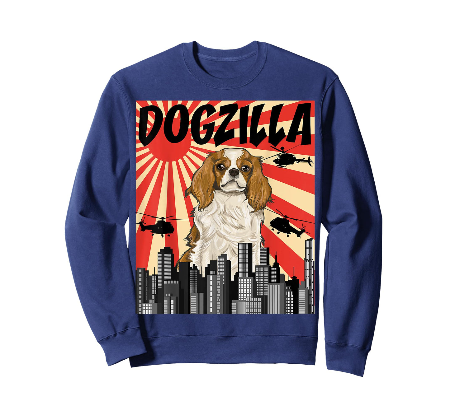 Funny Japanese Dogzilla Cavalier King Charles Spaniel T-Shirt