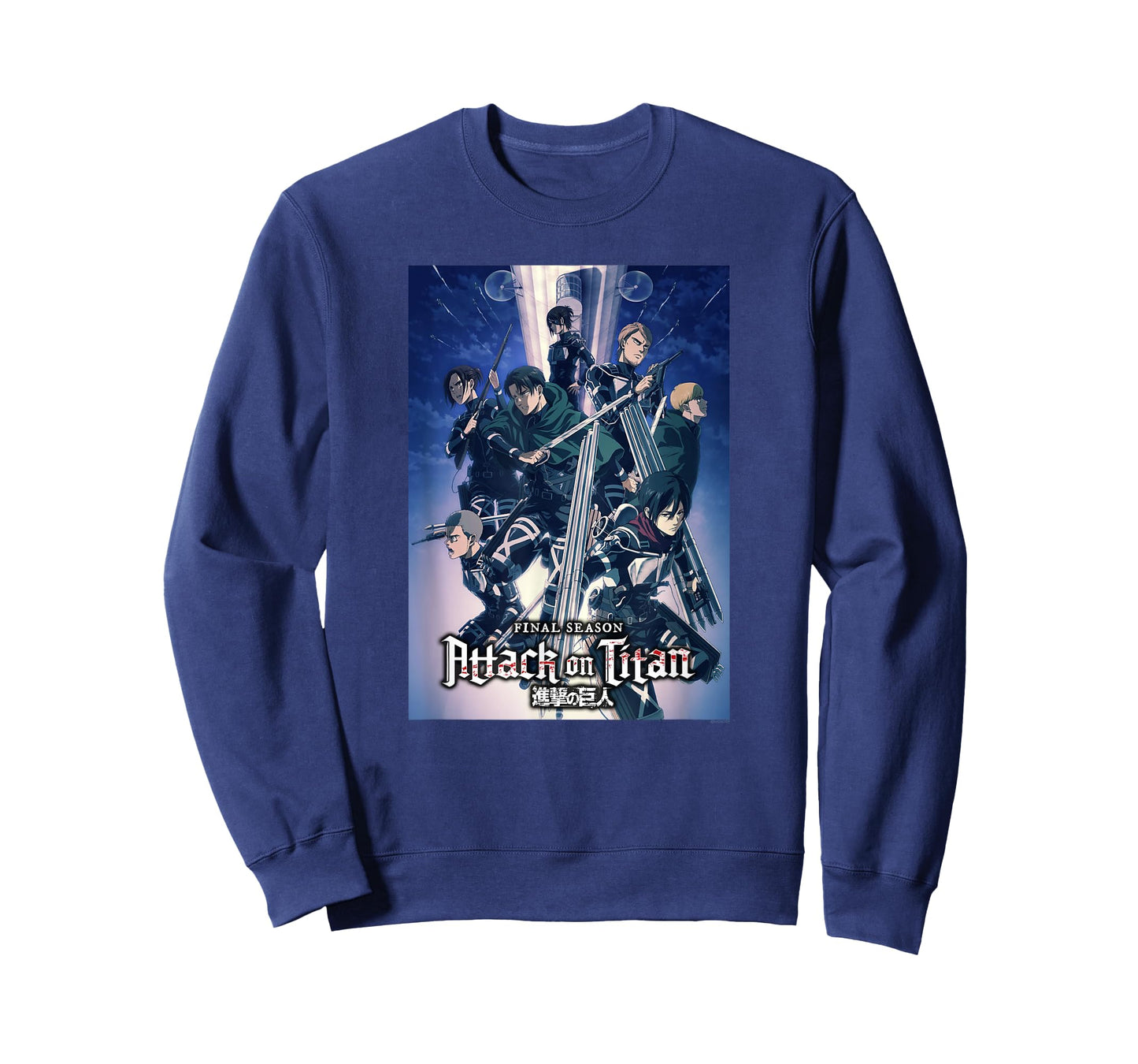 Attack on Titan Season 4 Colorful Key Art with Logo Anime T-Shirt