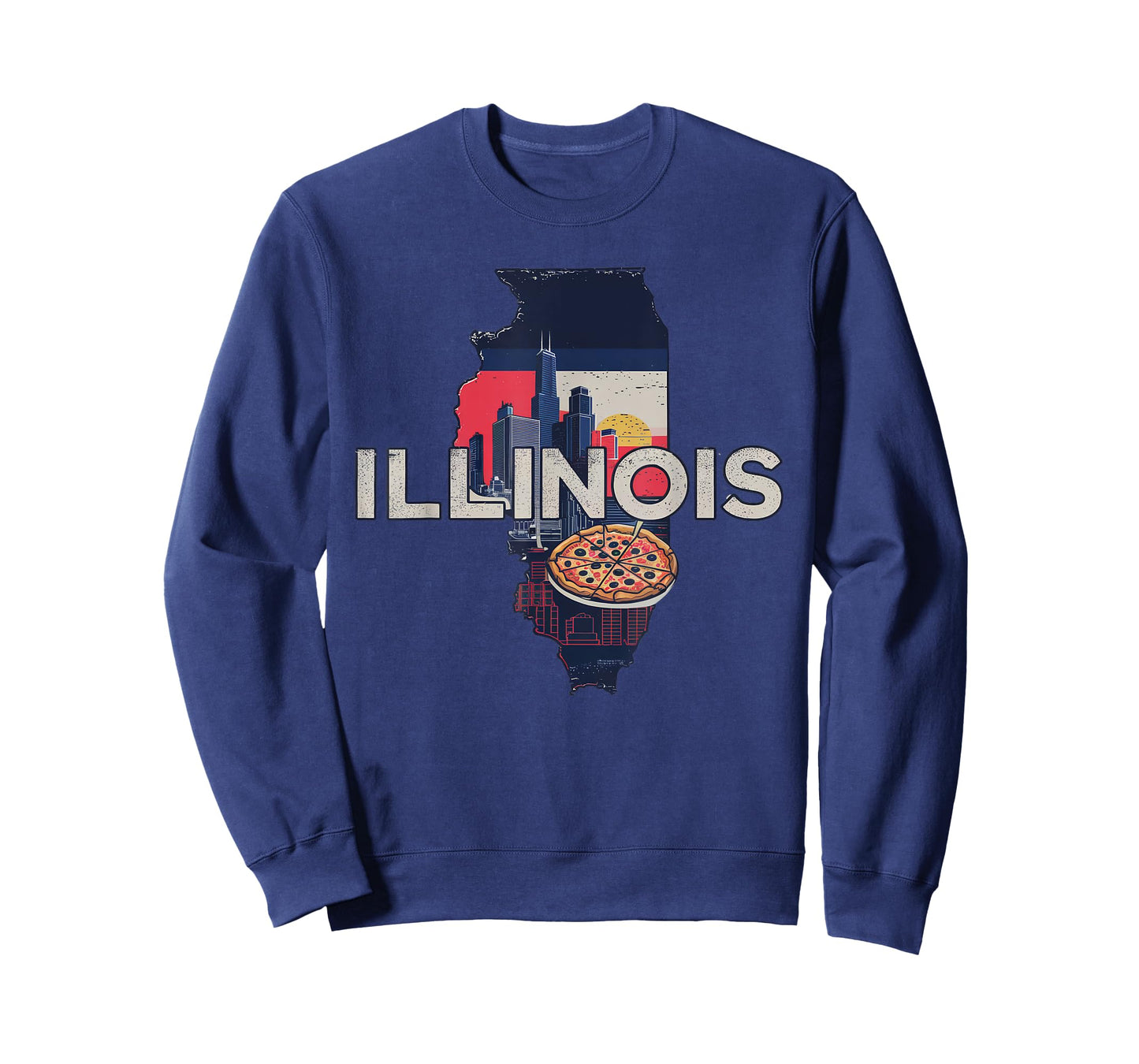 Illinois State of Illinois Retro Illinois T-Shirt