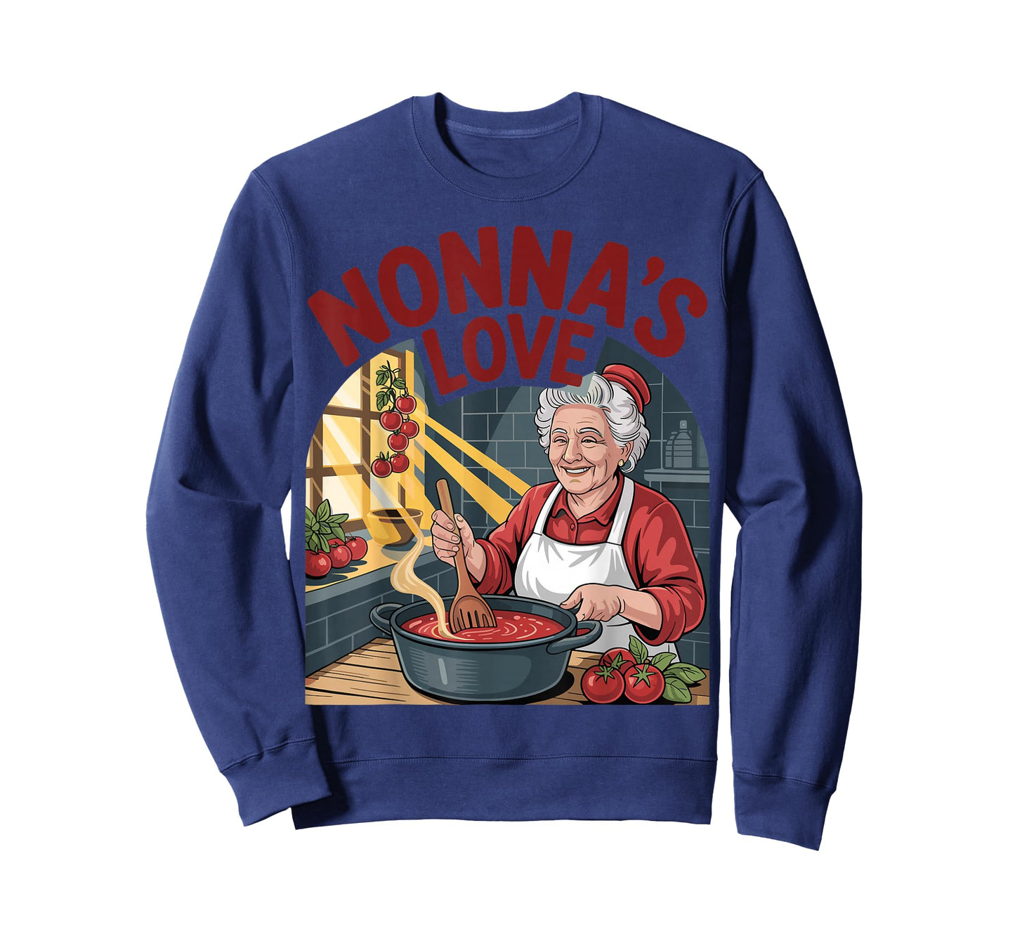 Nonna's Love Cooking Design T-Shirt