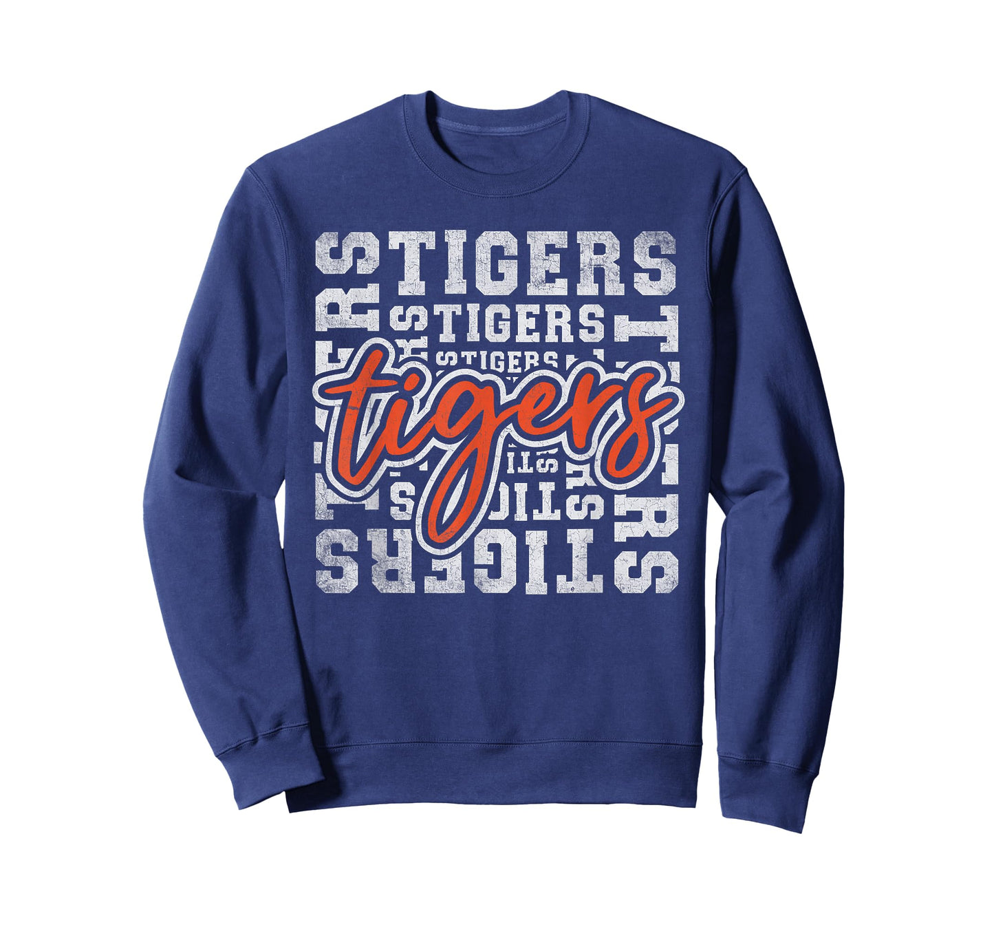 Vintage Tigers School Sports Name Retro for Men Women Kids T-Shirt