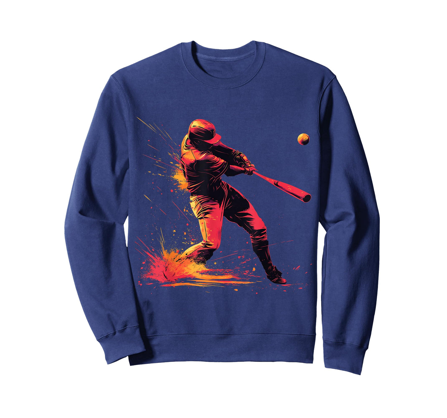 Baseball Home Run Hitter Power Swing Batter T-Shirt