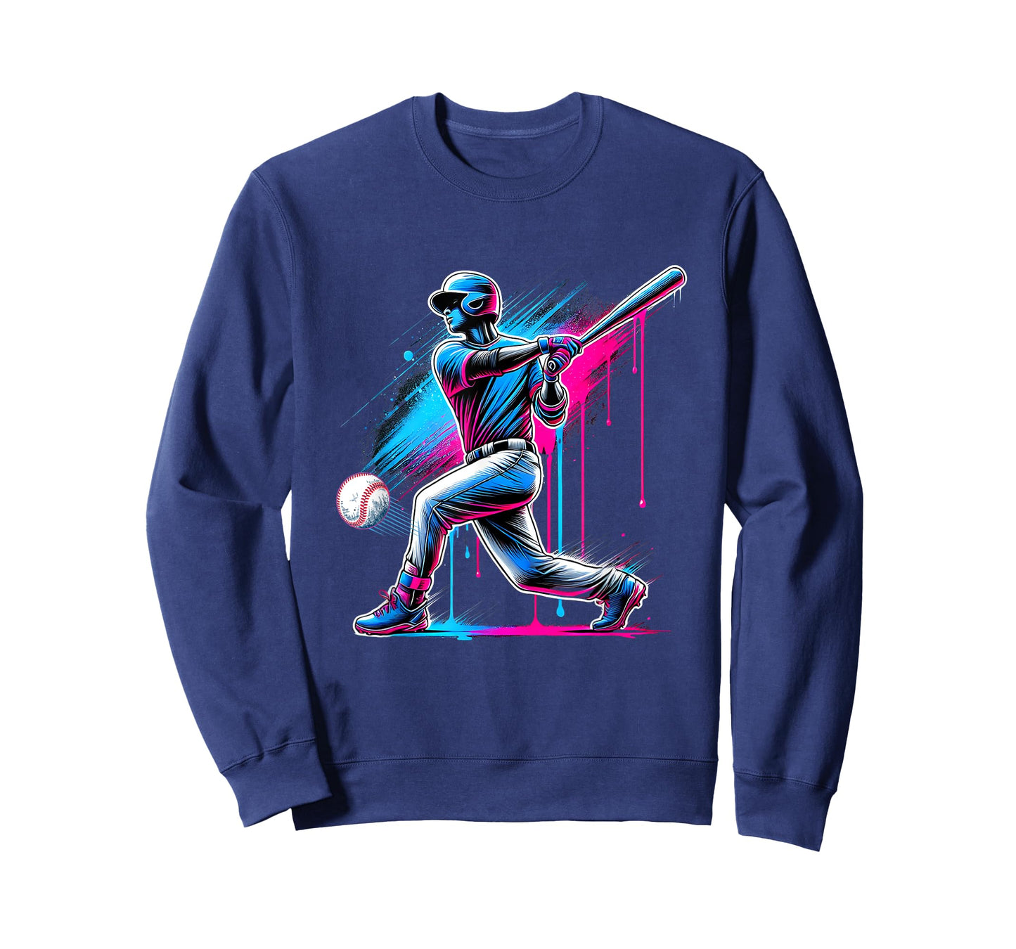 Baseball Home Plate Ice Cream Drip Sprinkles Drip T-Shirt