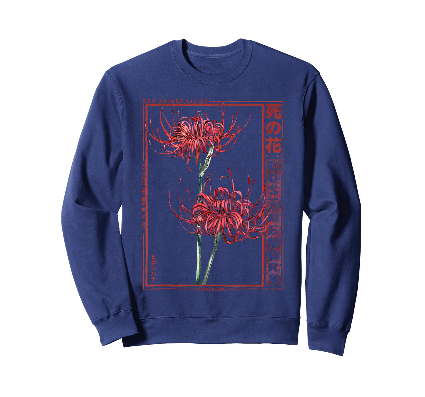 Japanese Spider Lily Soft Grunge Anime Aesthetic Flower T-Shirt