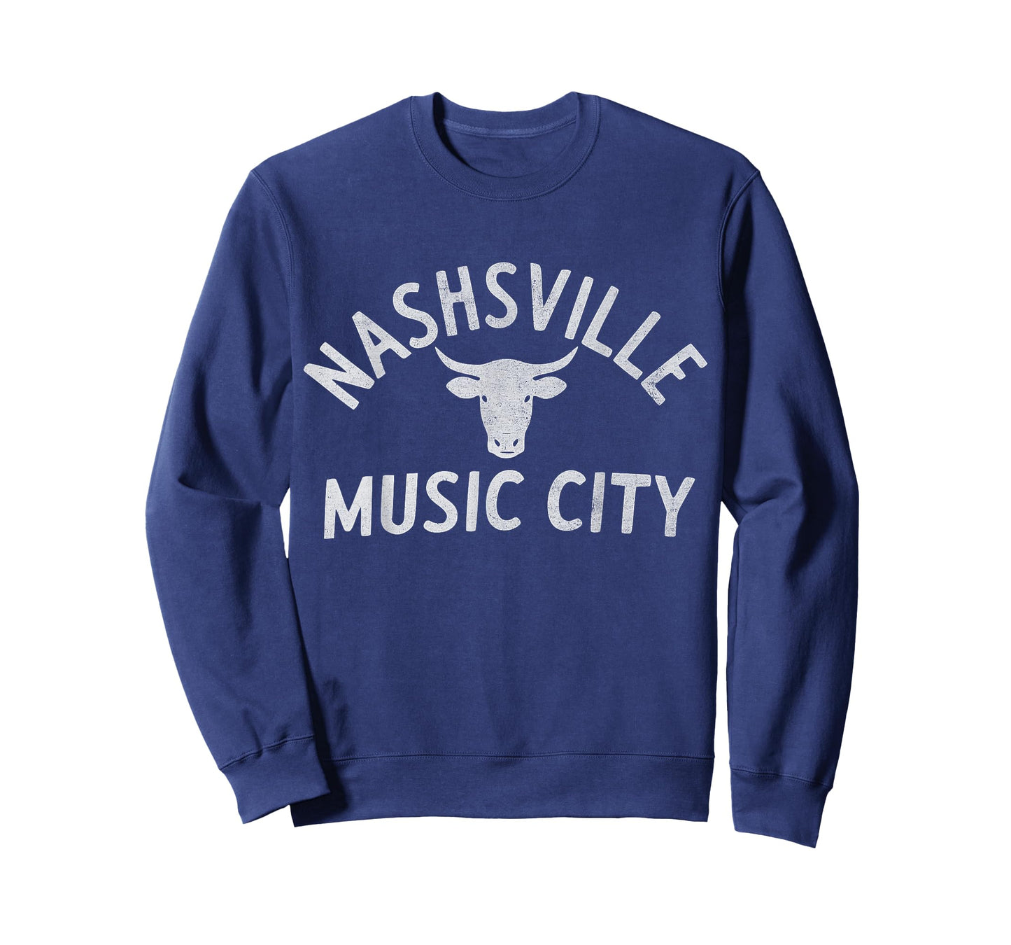 Nashville Music City Bull Head Tennessee T-Shirt