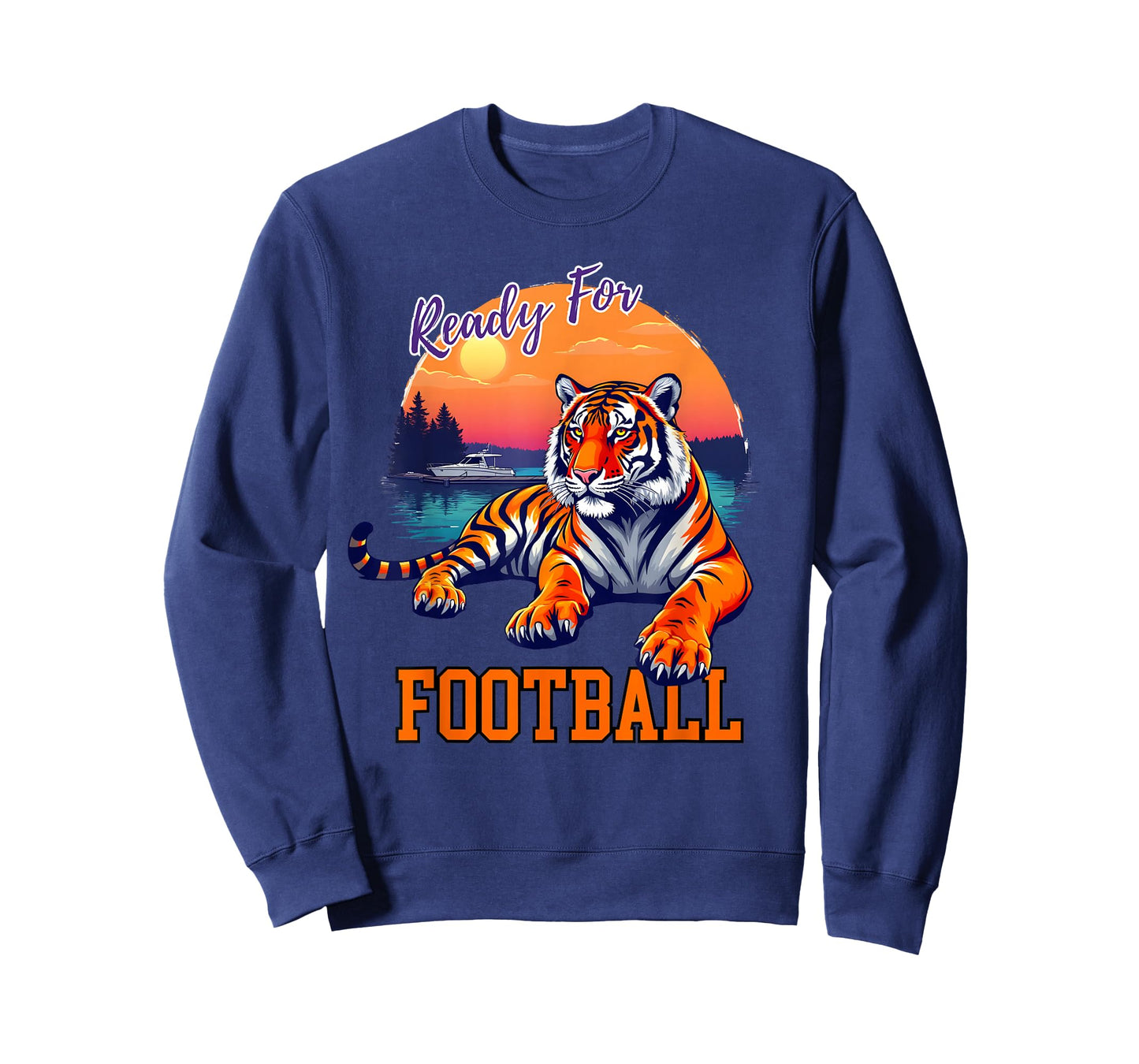 Ready For Football Retro Tiger T-Shirt