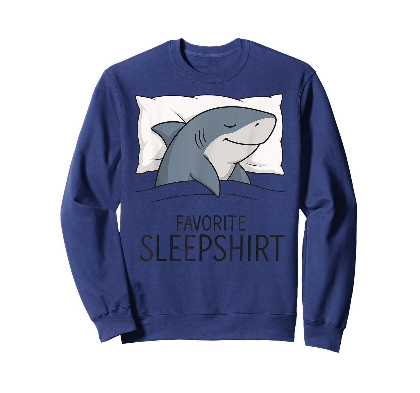 Shark Favorite Sleepshirt Sleeping Pajamas Boys Girls Kid T-Shirt