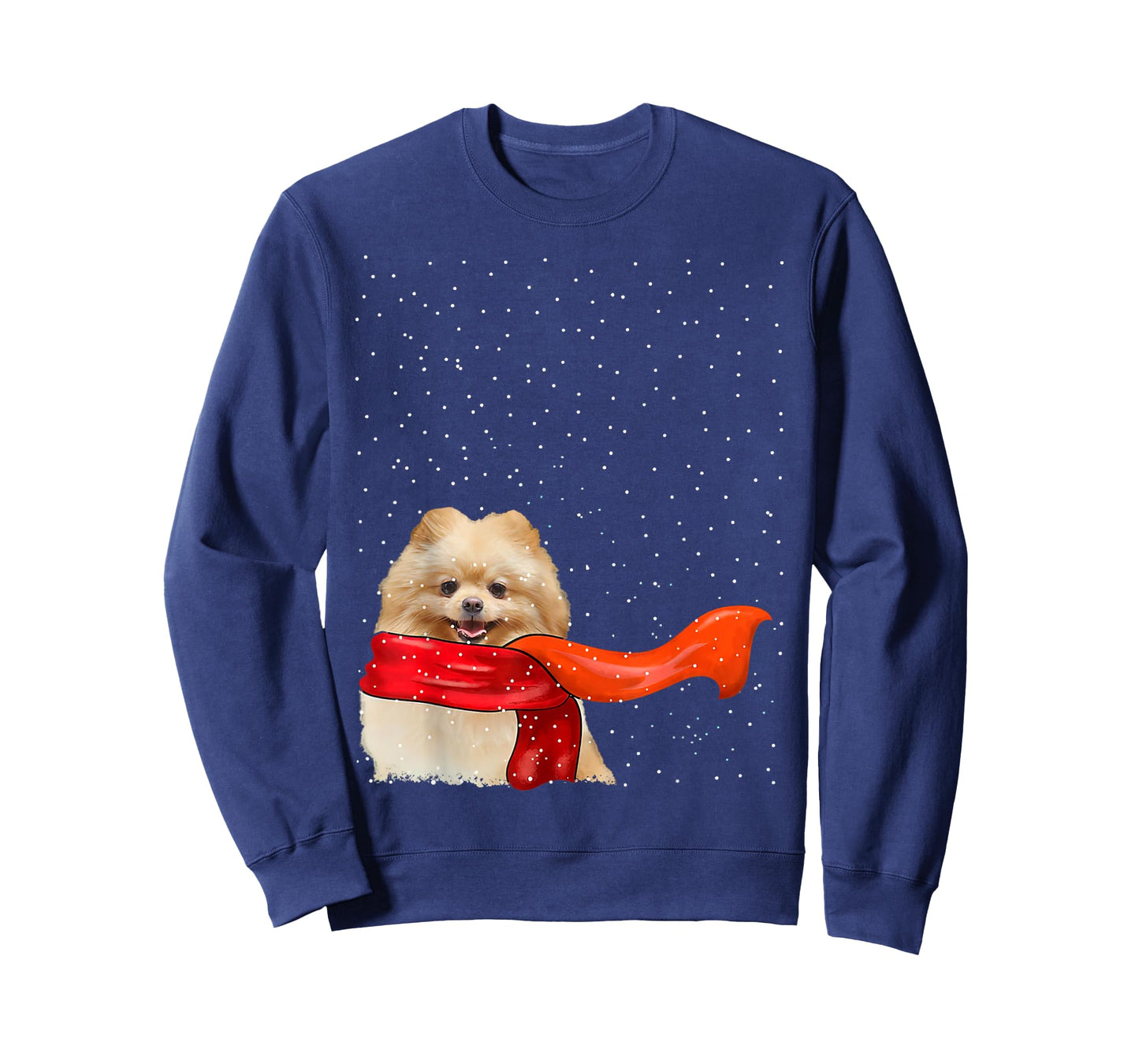 Pomeranian Dog Winter Christmas Sweater Xmas Pet T-Shirt