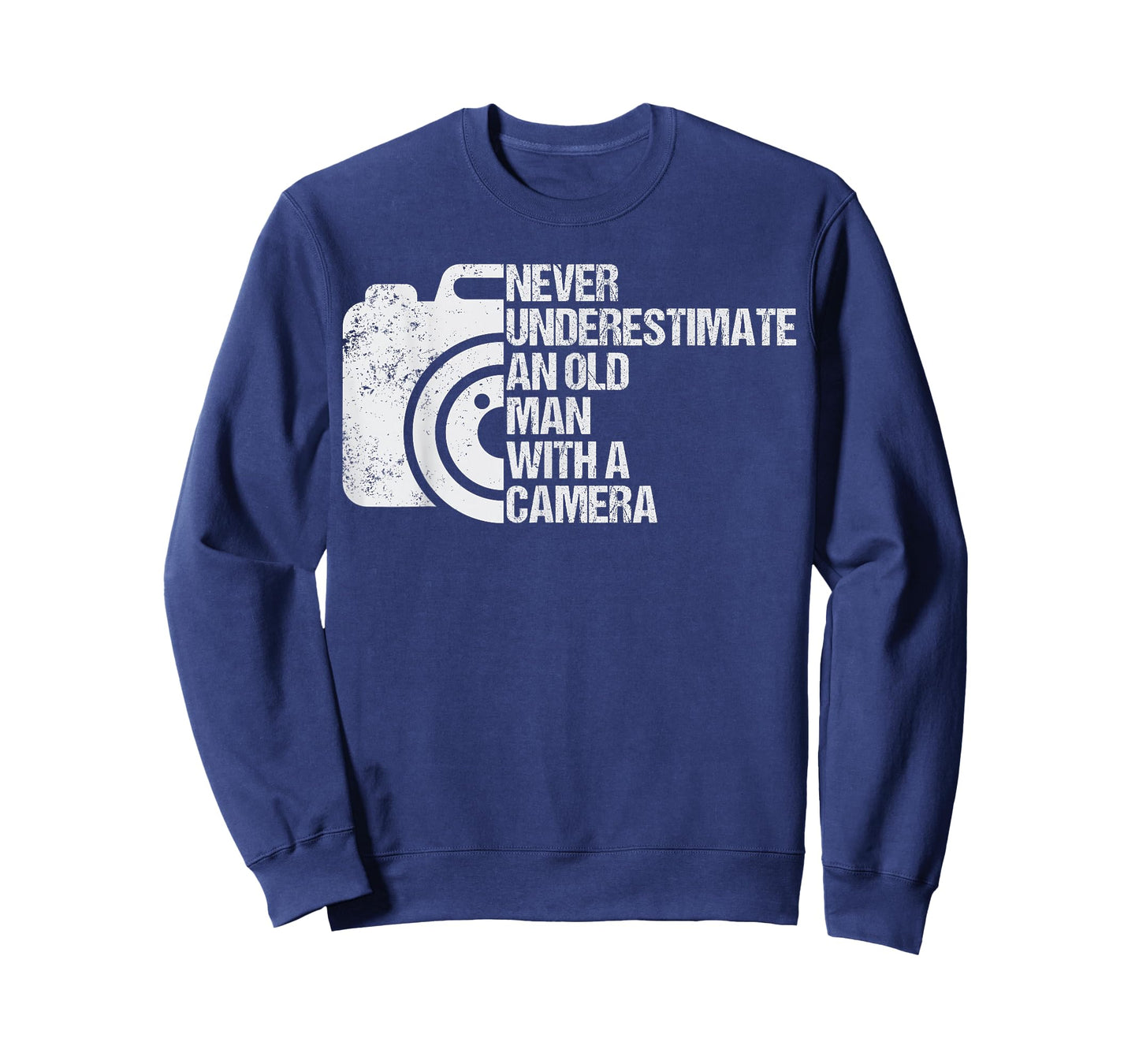 Never Underestimate An Old Man With A Camera Photography T-Shirt