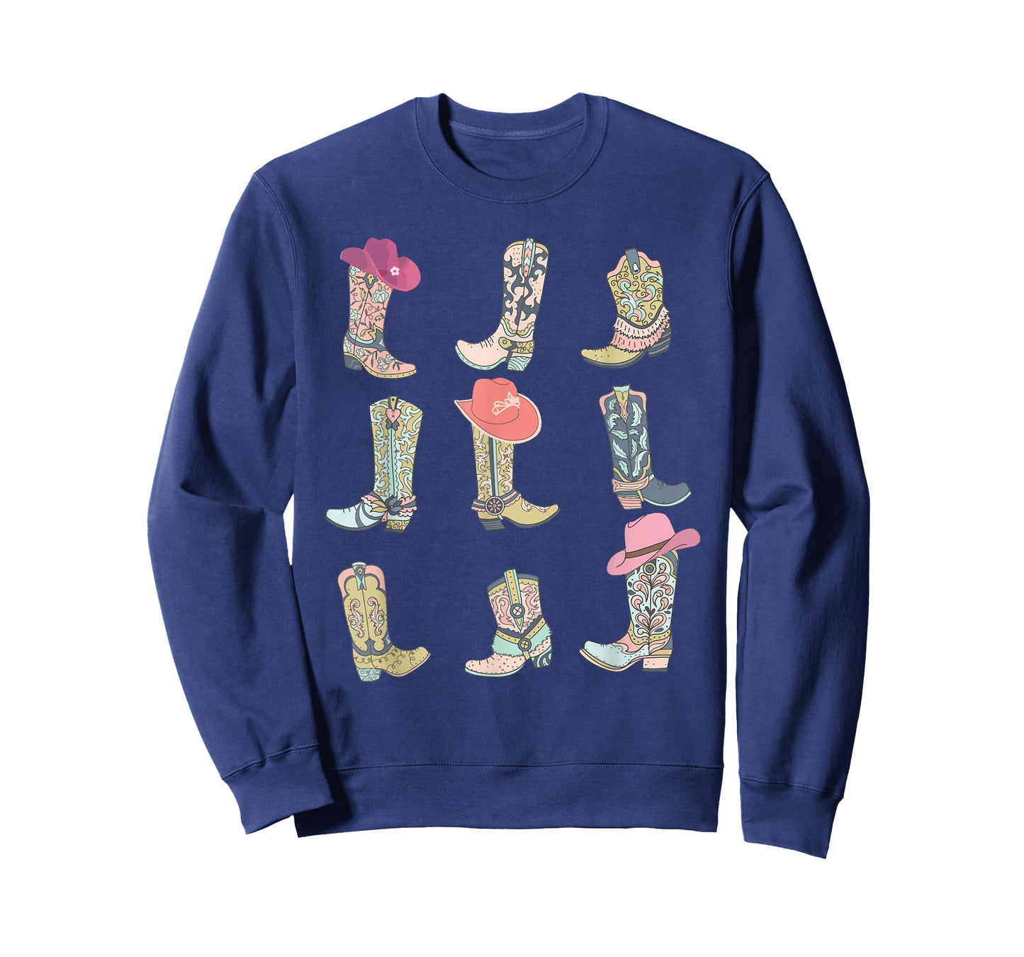 Cowgirl Boots Let's Go Girls Howdy Western Cowgirl Cowboy T-Shirt