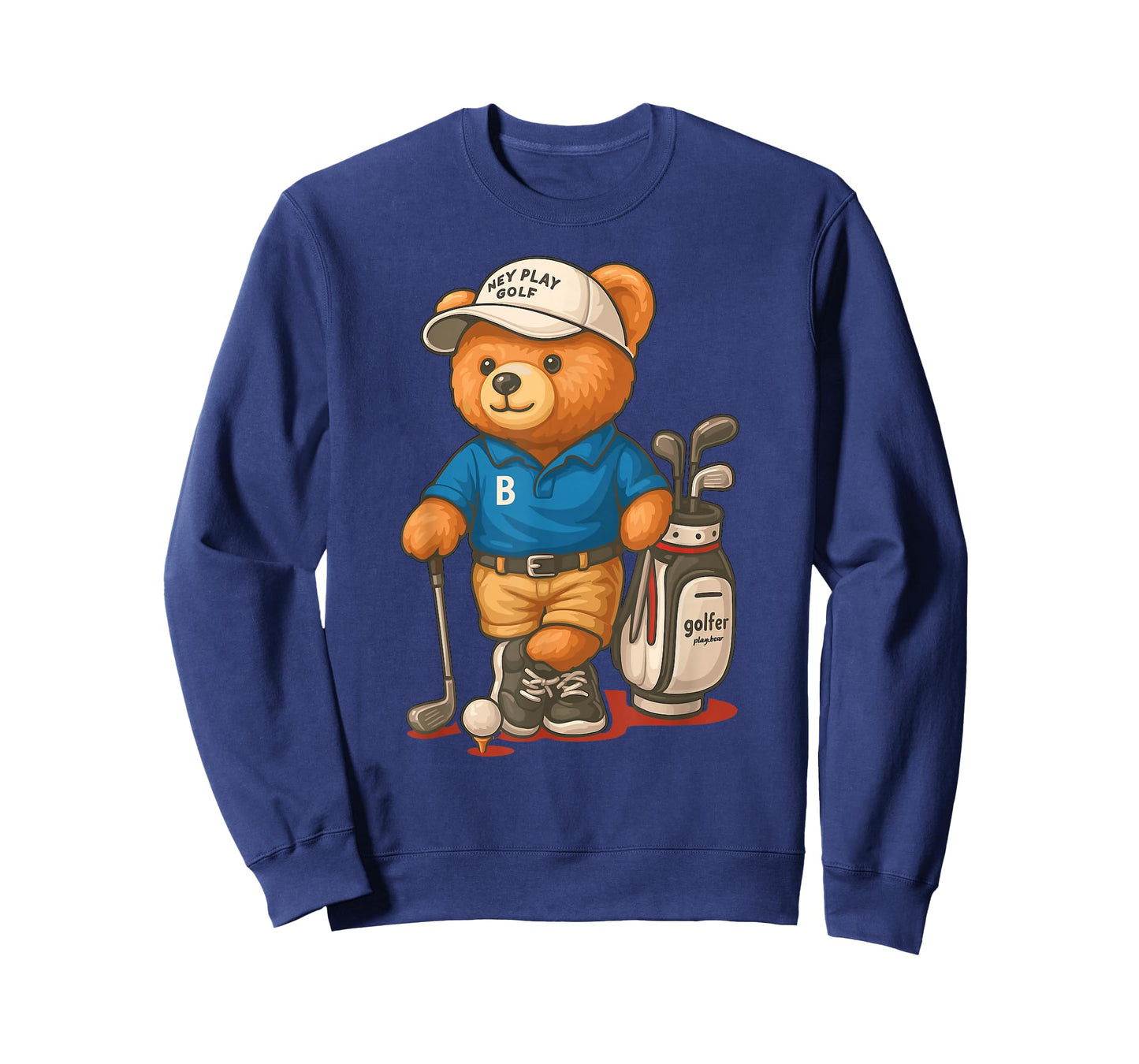 Funny Golf Accessories Golf Theme Teddy Bear Golf T-Shirt