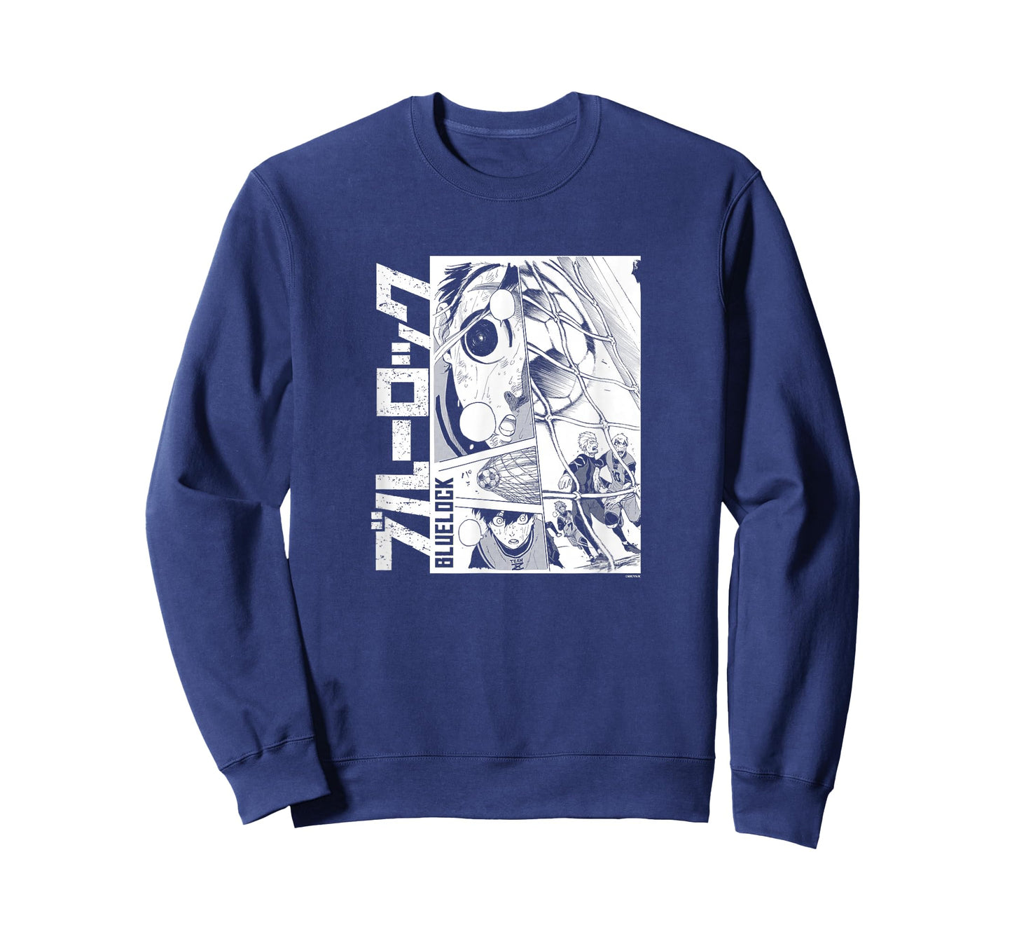 Blue Lock Yoichi Isagi Epic Goal Distressed Manga Panels T-Shirt