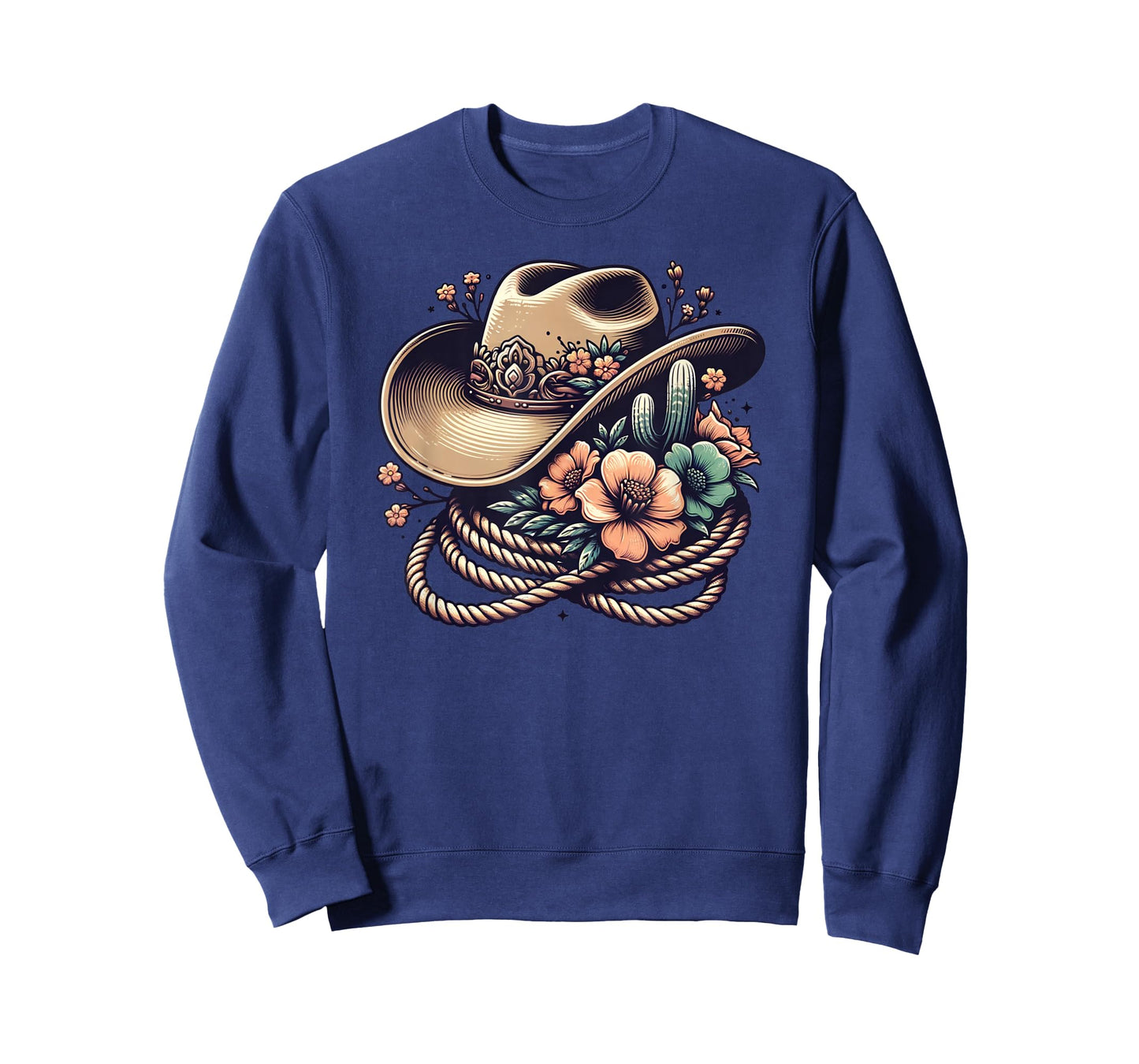 Western Country Cowgirl Tees Vintage Western Country Rodeo Cowgirl Cowboy T-Shirt