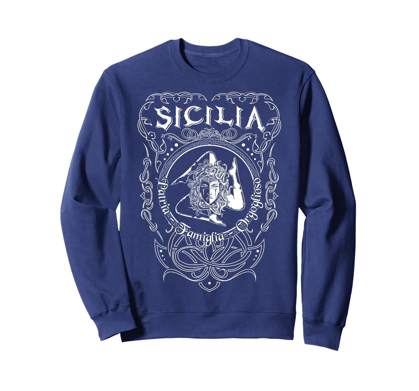 Sicilia Italy Trinacria Heraldry Home Pride Family T-Shirt