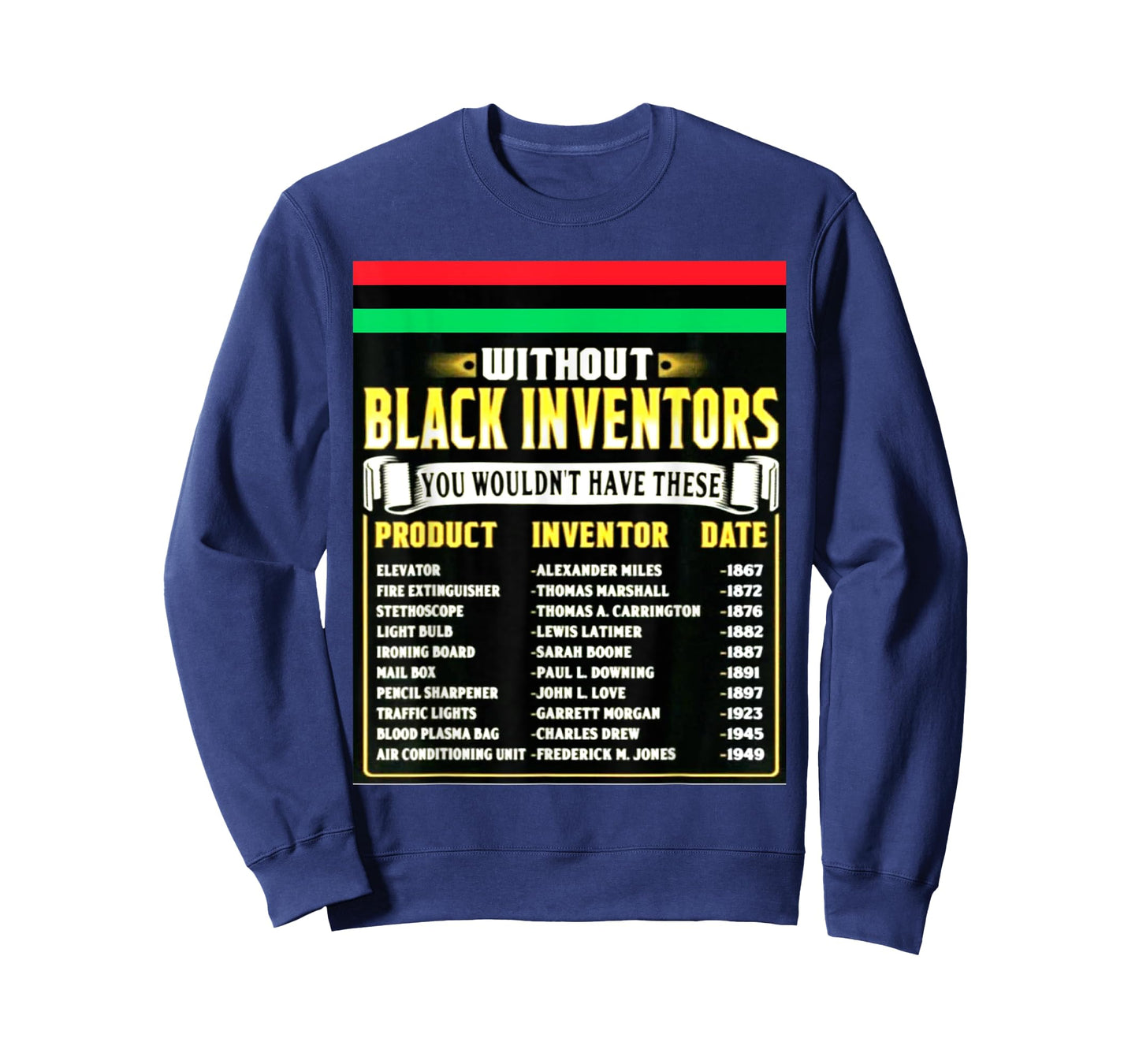 History Of Black Inventors Black History Month T-Shirt 2A1 T-Shirt