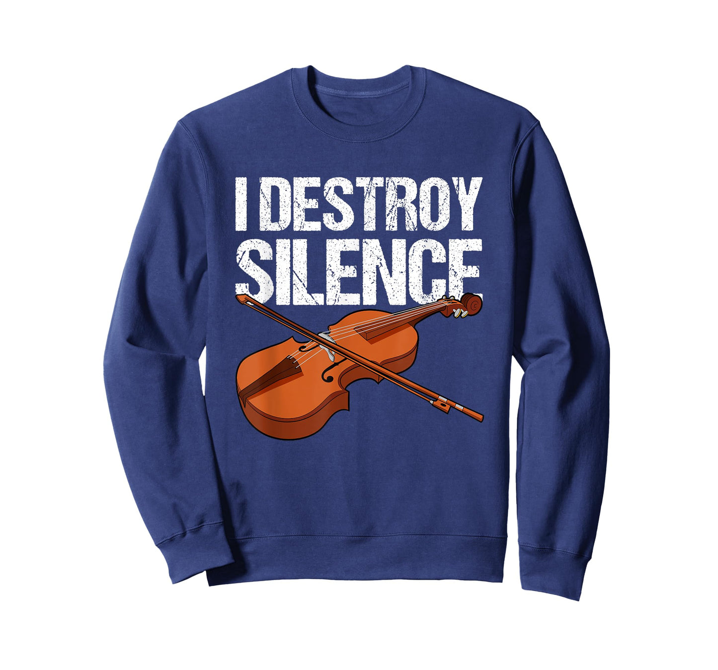 I destroy silence fiddle violin viola orchestra string T-Shirt