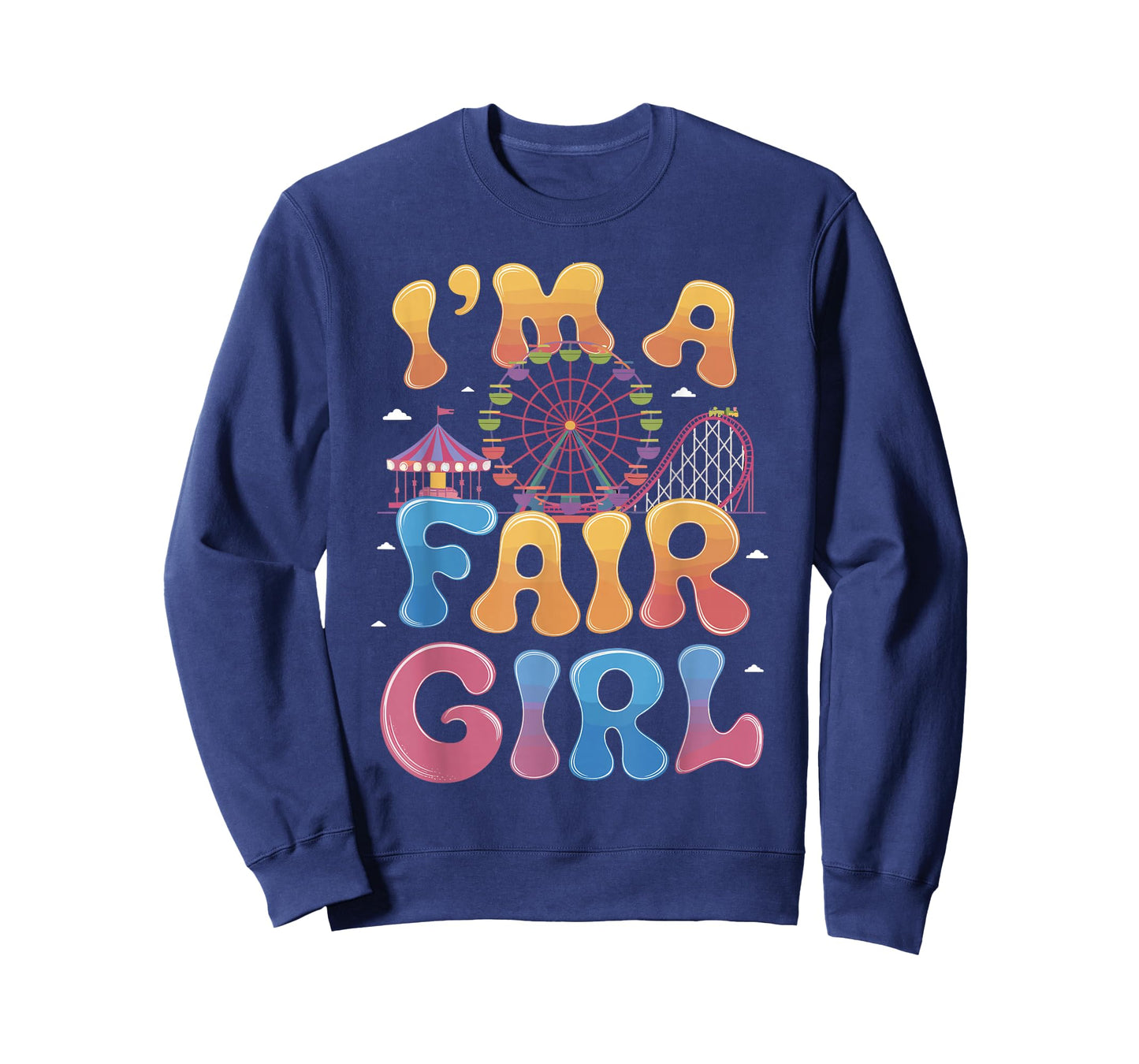 I'm A Fair Girl Carousel Rides Country Fair Carnival Fair T-Shirt