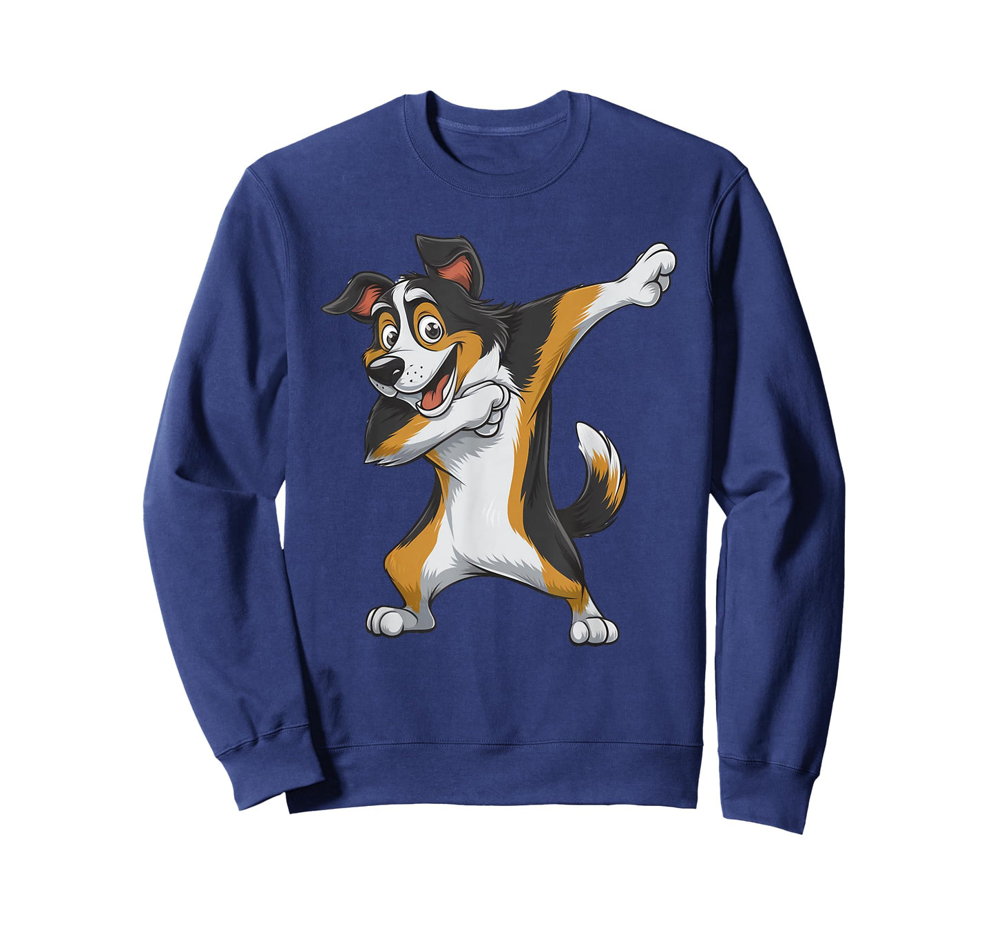 Funny Border Collie Dog Doing Dab Dance For Boys Girls Kids T-Shirt