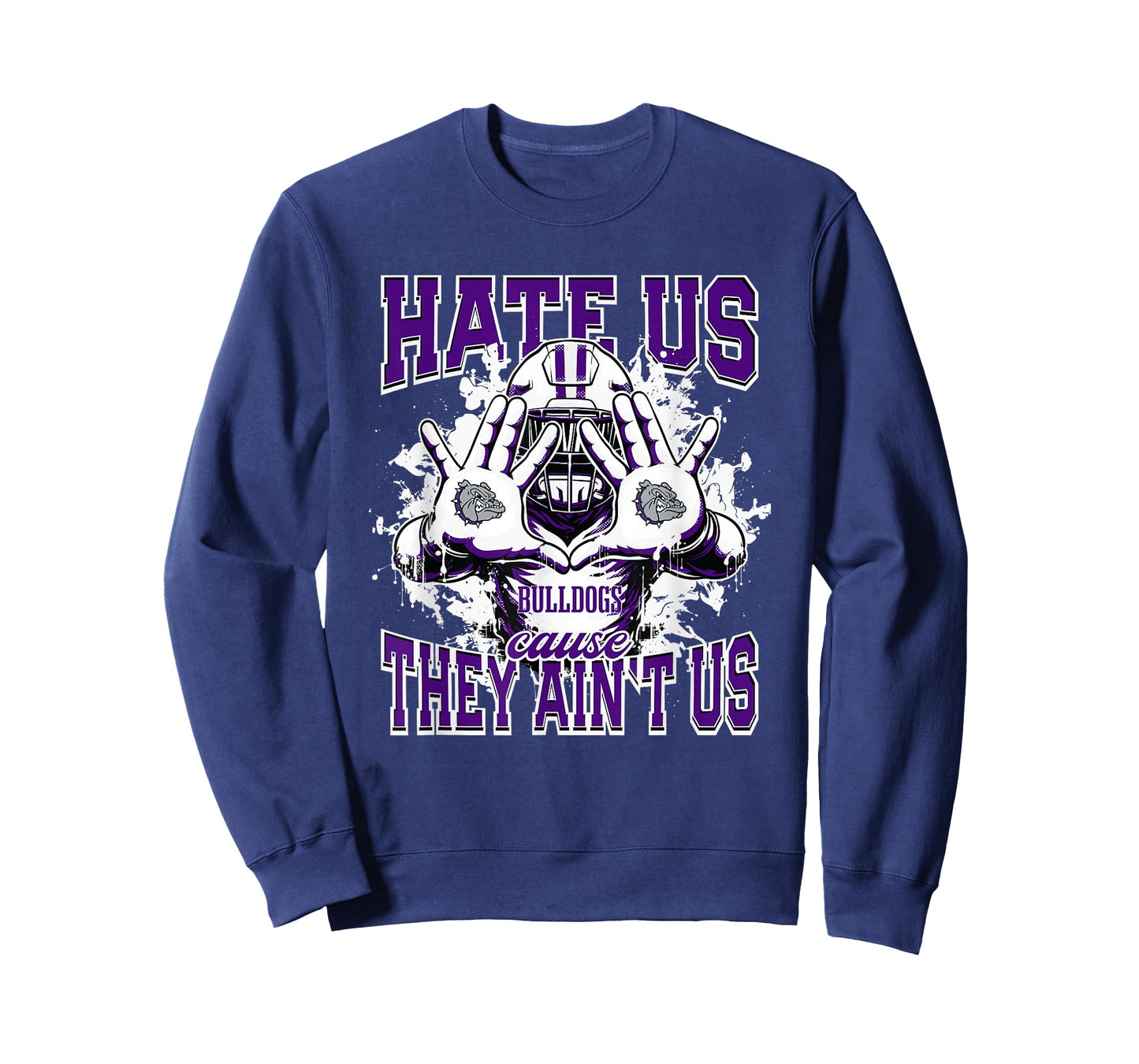 Brownsburg Bulldogs Logo Hate Us Cause They Ain't HS T-Shirt
