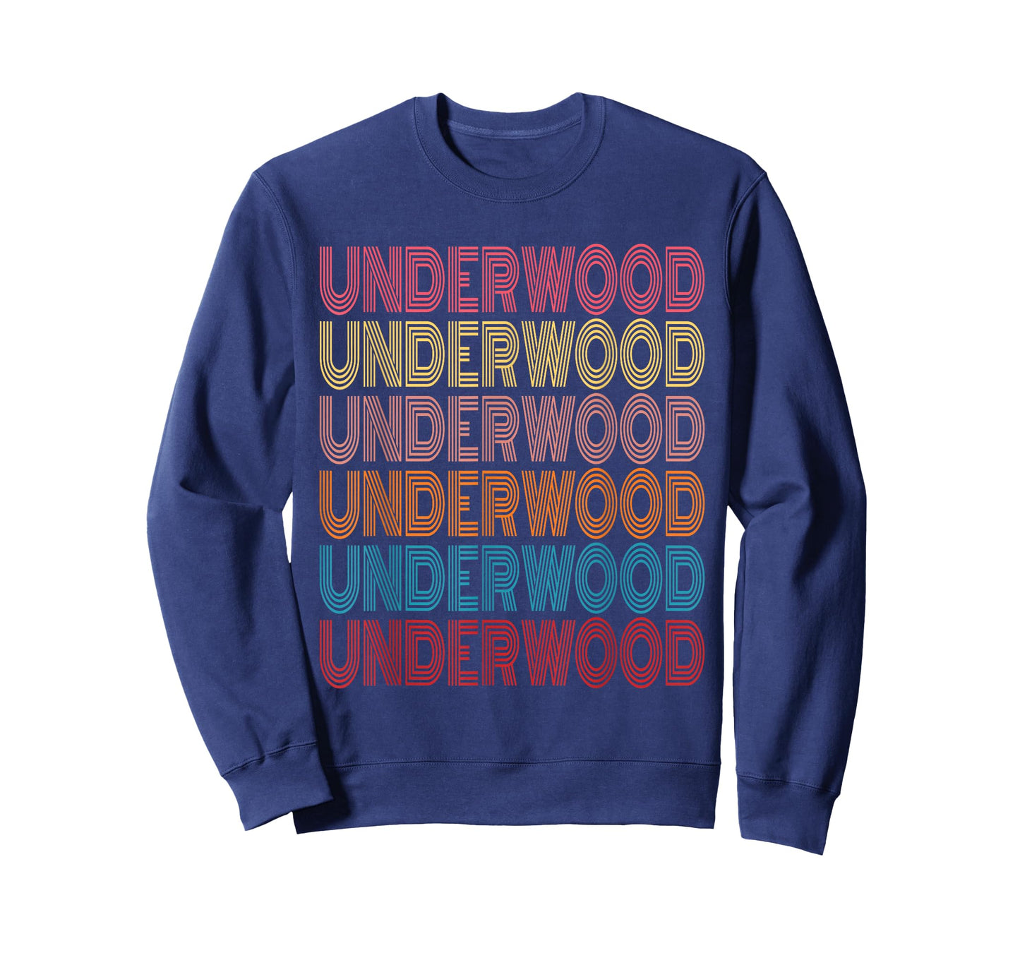Retro Underwood First Name Boy Kids Personalized Girl T-Shirt