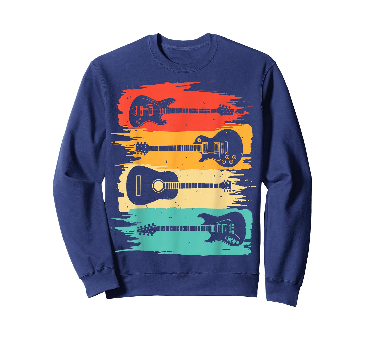 Vintage Guitar for Men Women Music Band Guitarist T-Shirt
