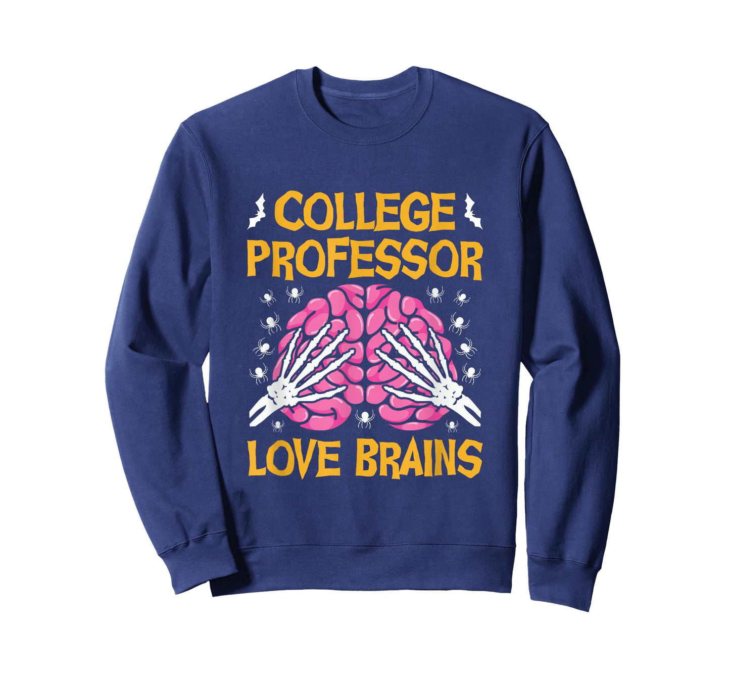 College Professor Love Brains Funny Halloween School T-Shirt