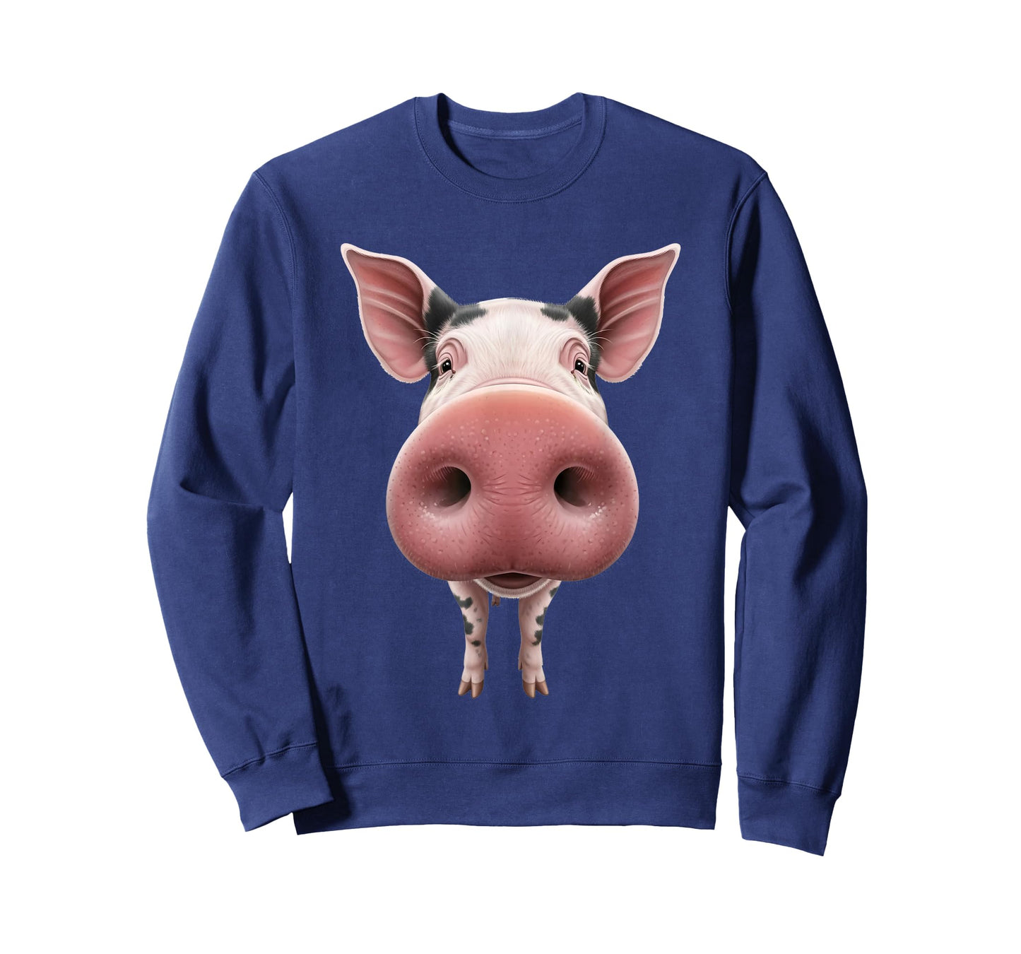 Pig Face Cartoon Animal Lover Funny Farm Humor T-Shirt