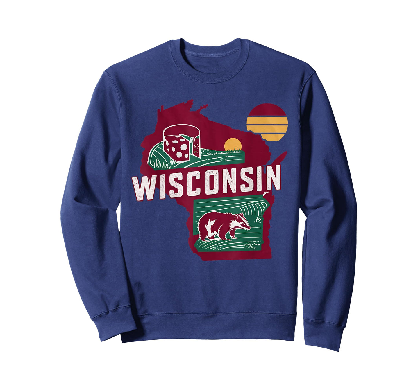 Wisconsin State of Wisconsin Retro Wisconsin T-Shirt