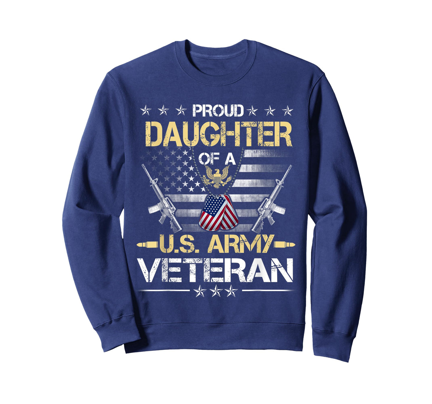 Proud Daughter Of A U.S. Army Veteran Flag , Veterans Day T-Shirt