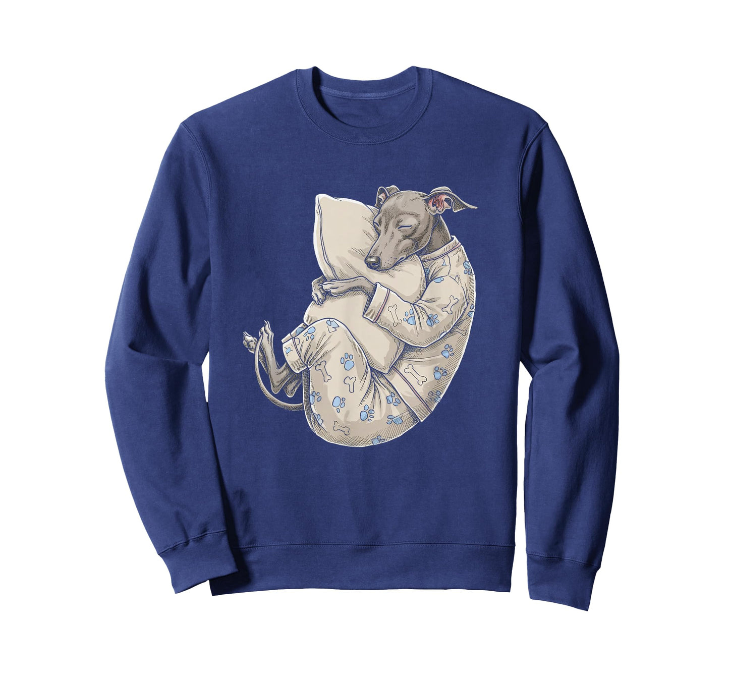 Funny Sleepy Italian Greyhound Pajama Men Women Kids T-Shirt