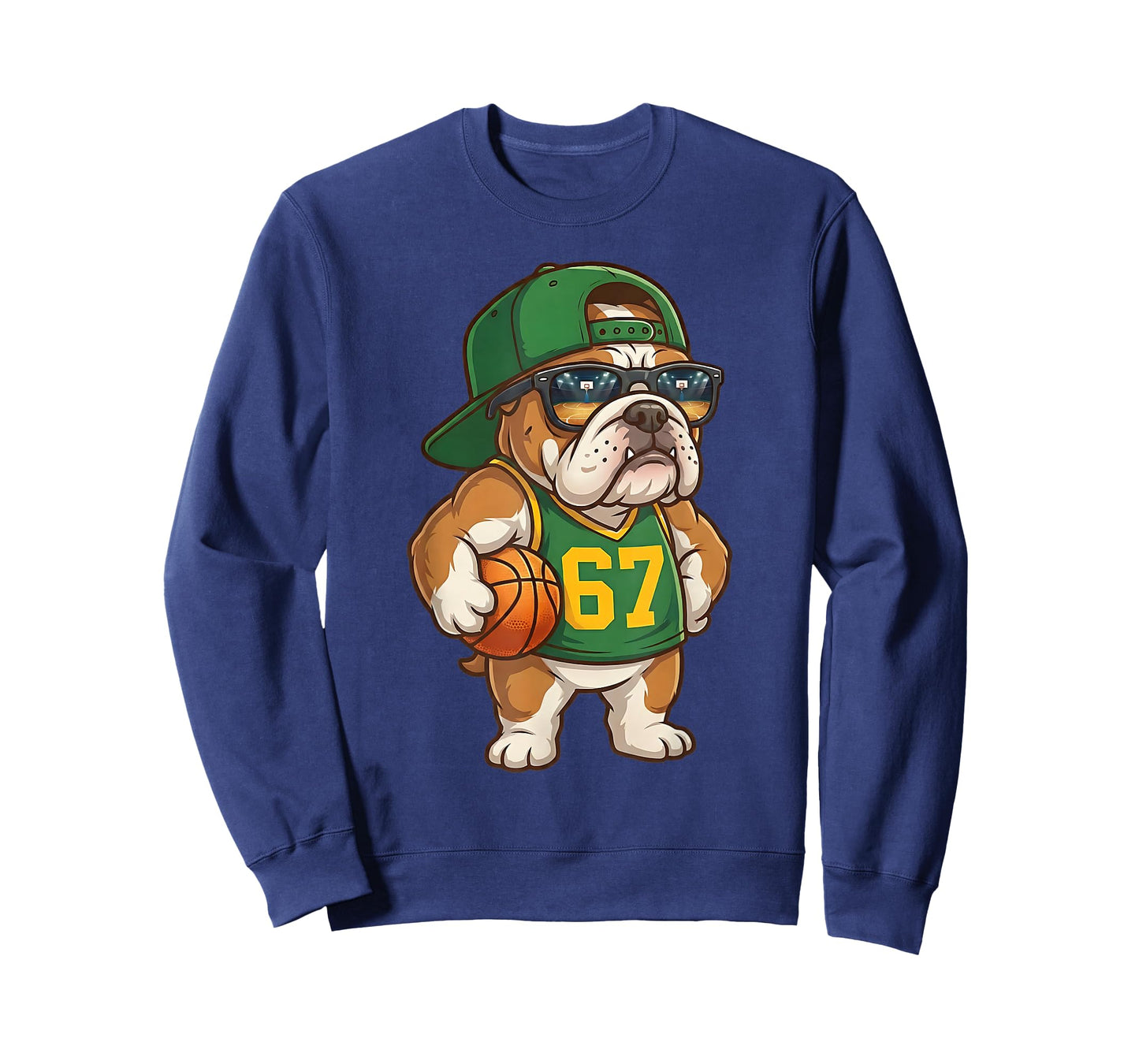 Bulldog Basketball 67 Gen Alpha Slang Sports Dog Boys Kids T-Shirt