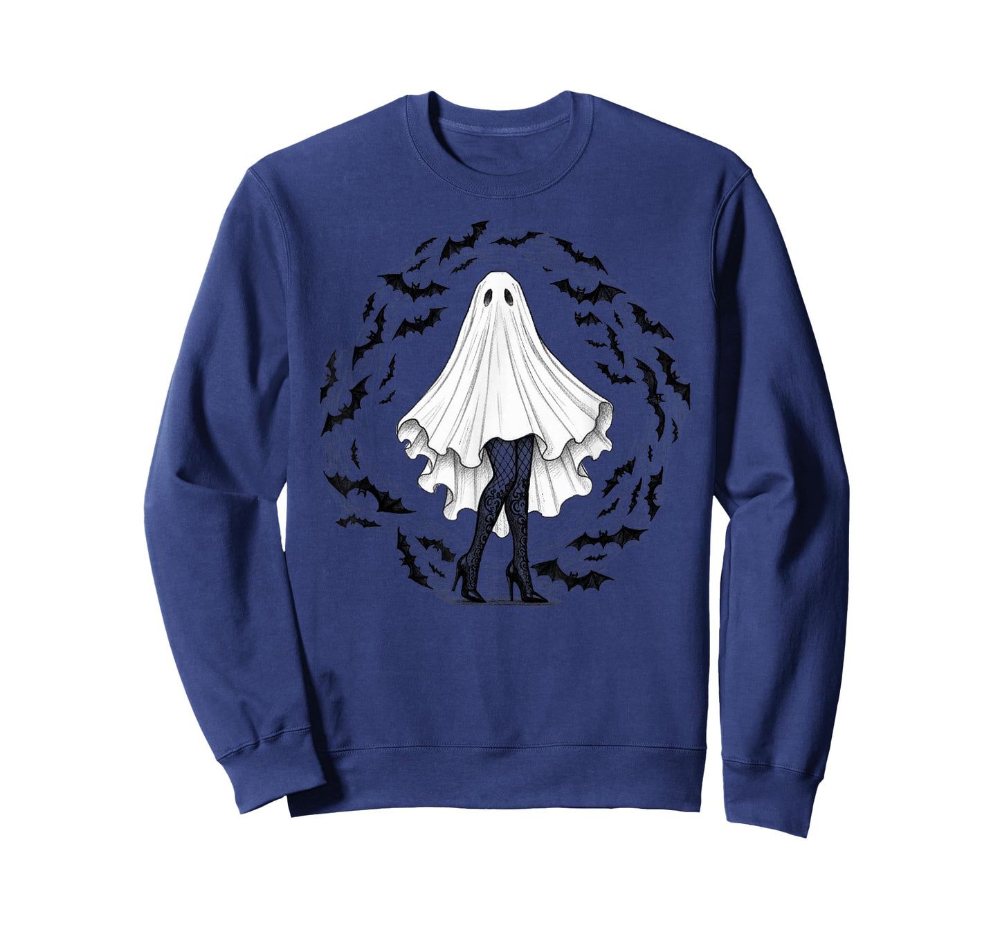 Ghost Costume Fun Spooky Season Design for Halloween Lovers T-Shirt