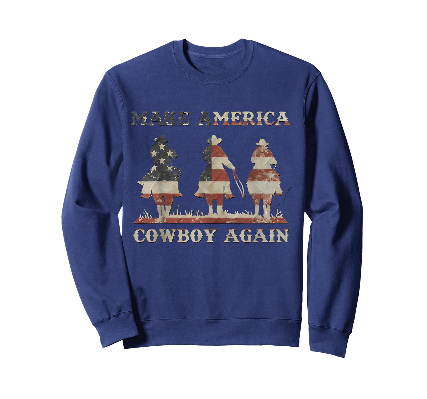Make America Cowgirl Cowboy Again Western 4th Of July T-Shirt