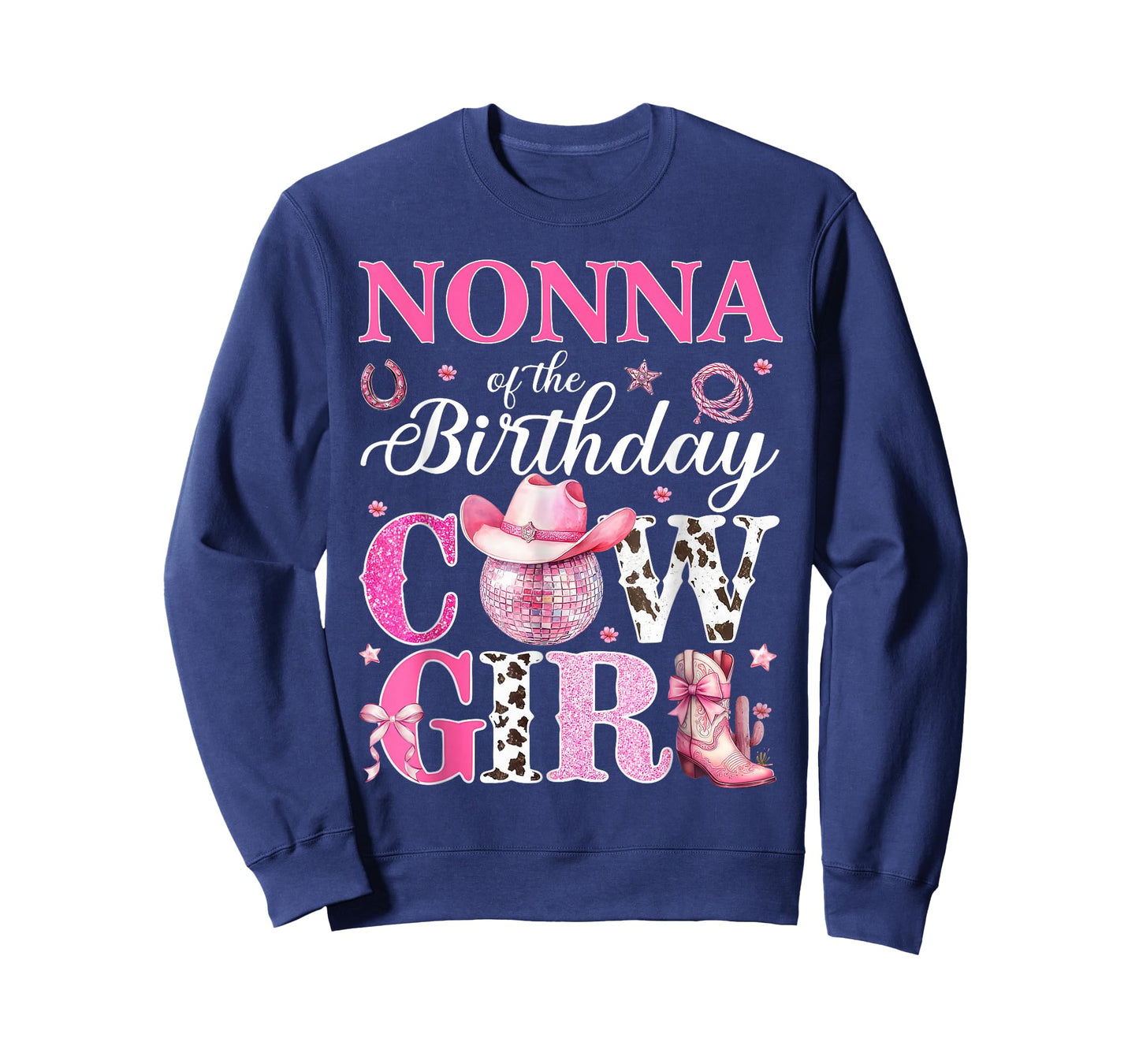 Nonna Of The Birthday Cowgirl Rodeo Party Bday Girl Party T-Shirt