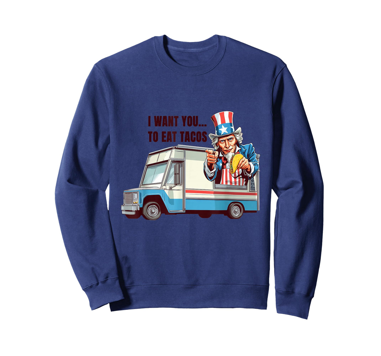 Eat Tacos Costume with Funny Sam for Food Truck Lovers T-Shirt