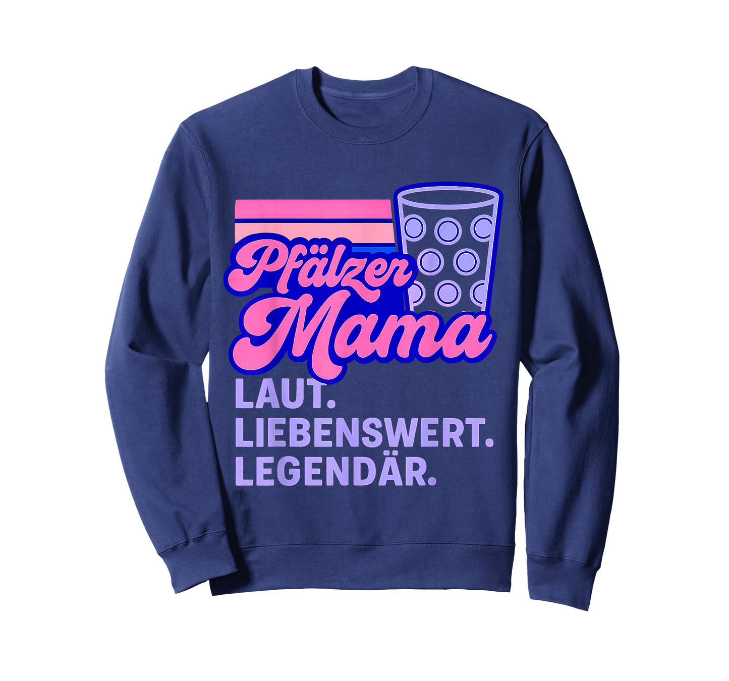 Pfälzer Mama Dubbeglas Legendary Palatinate Dopamine Style Spritzer T-Shirt