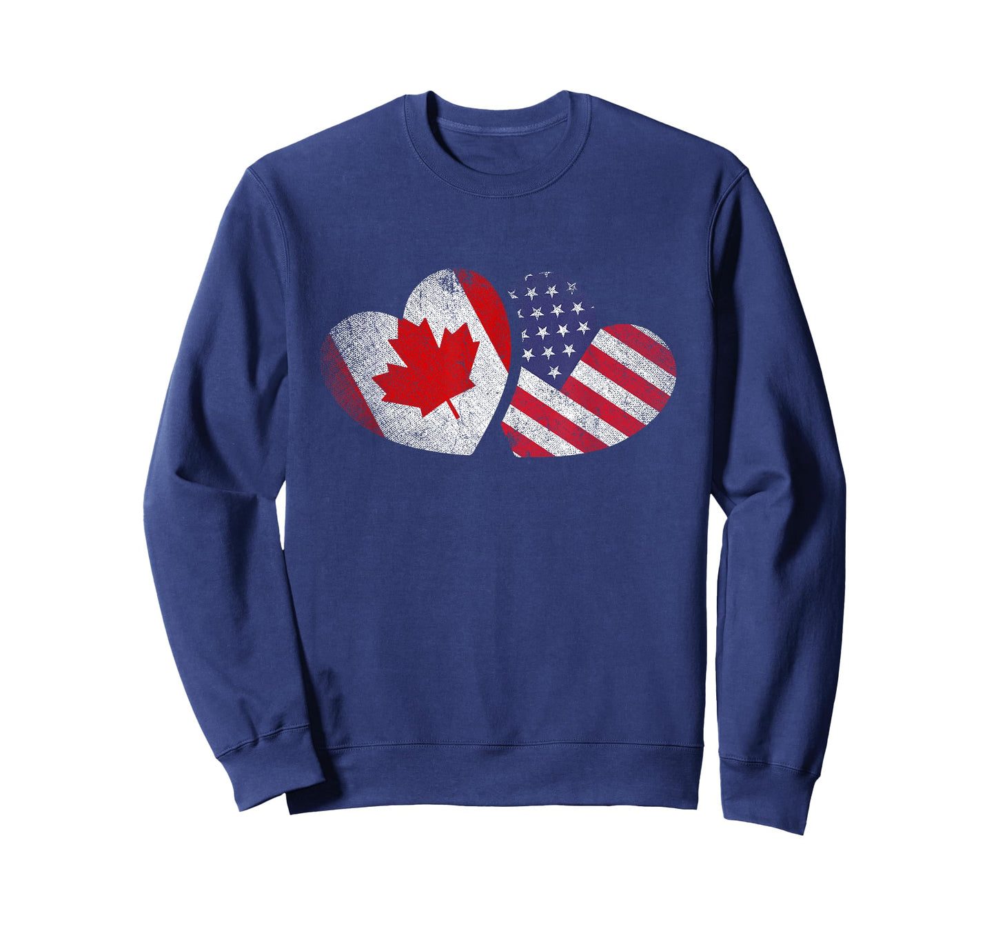 America Canada Friendship Heart Gift USA Canadian T-Shirt
