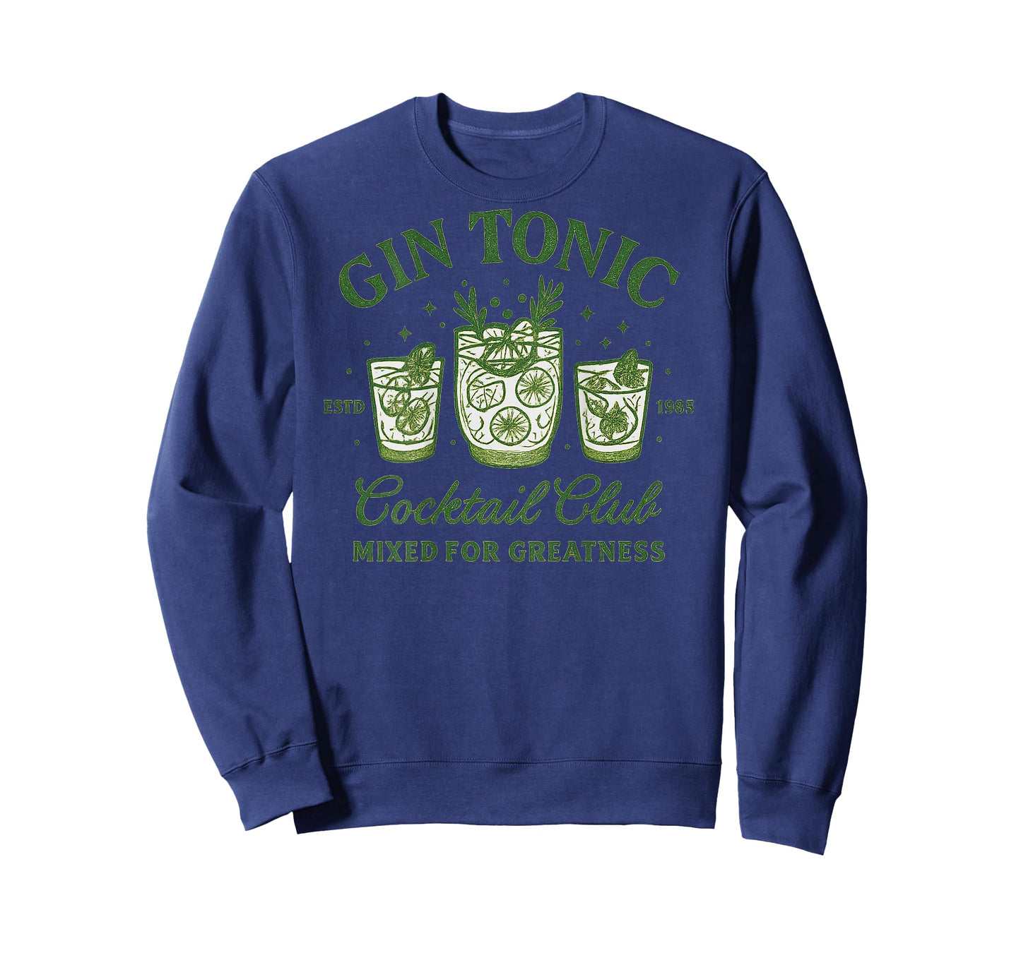 Vintage Social Club Cocktail for Gin Lovers T-Shirt