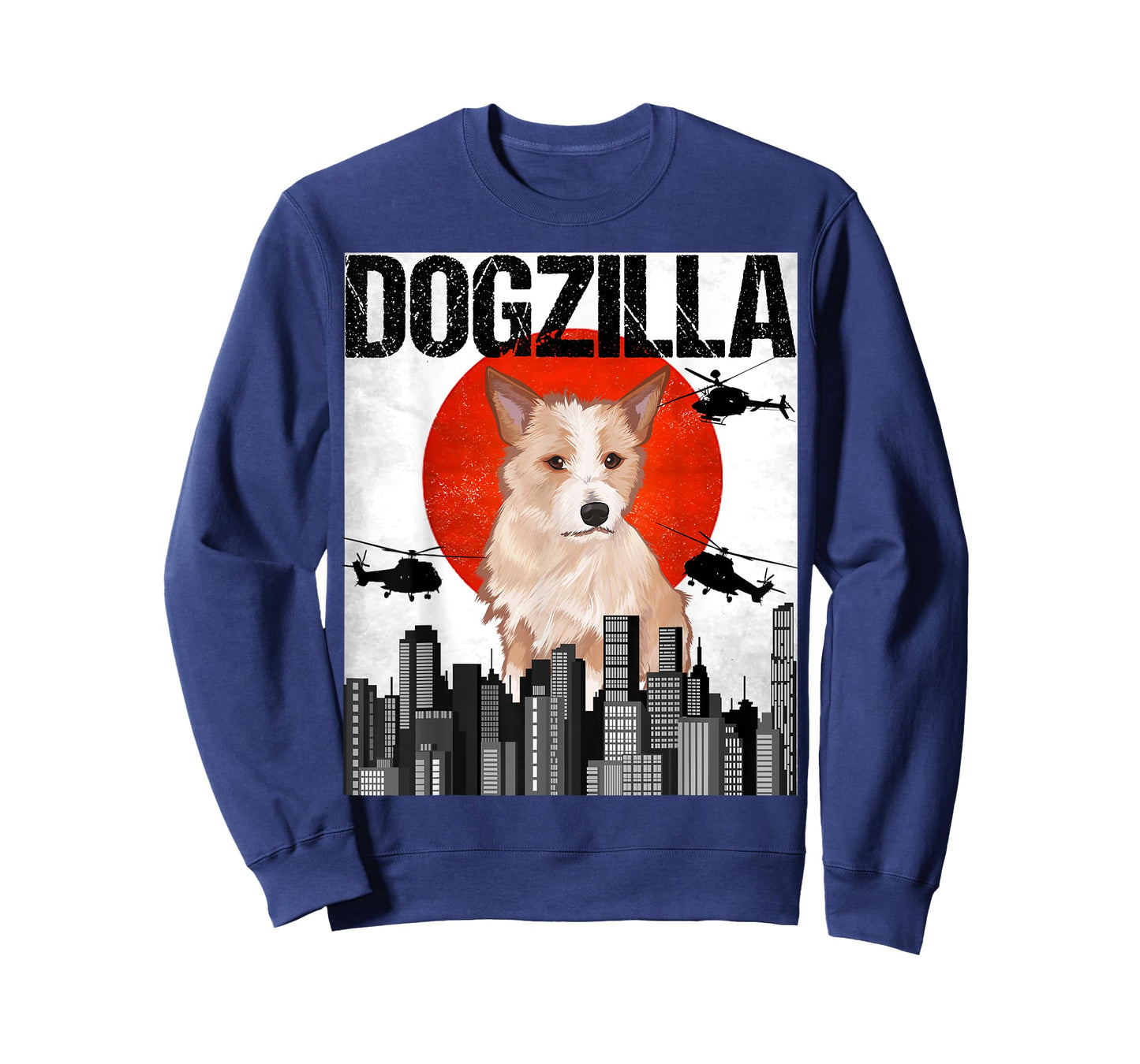Funny Vintage Japanese Dogzilla Portuguese Podengo Pequeno T-Shirt