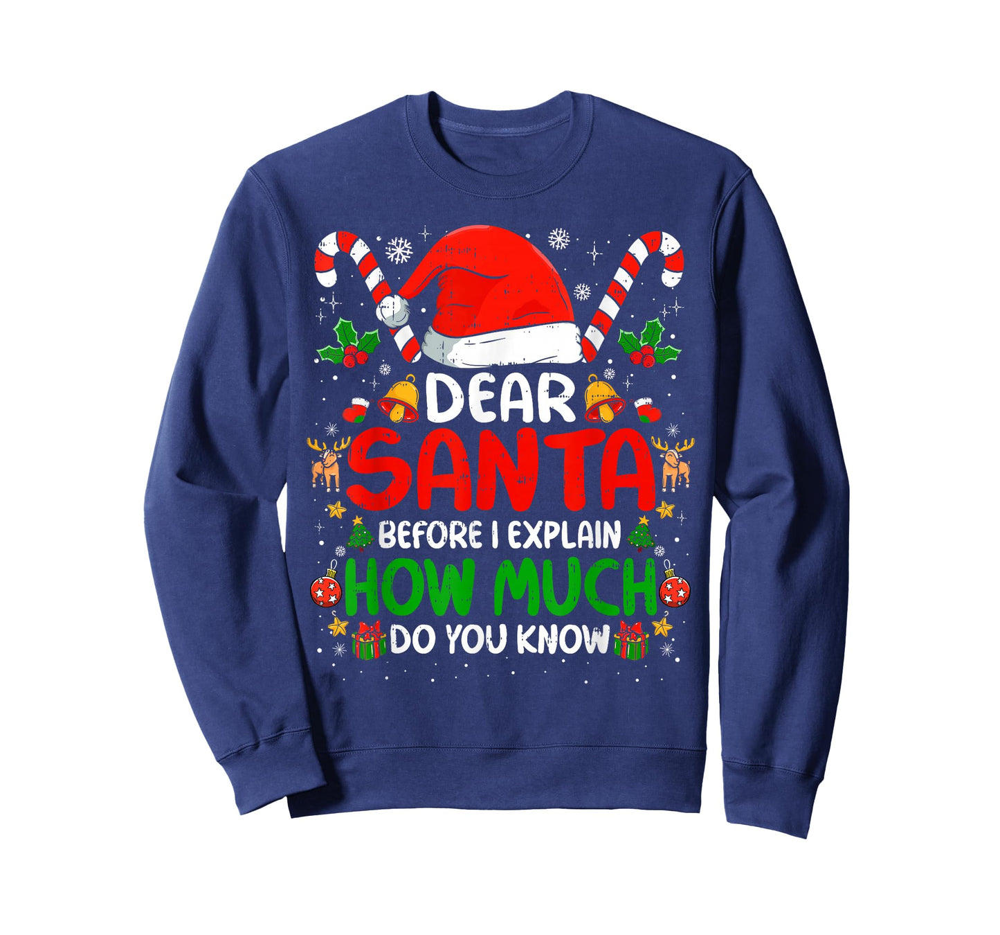 Dear Santa I Can Explain Funny Christmas Shirts Kids Adults T-Shirt