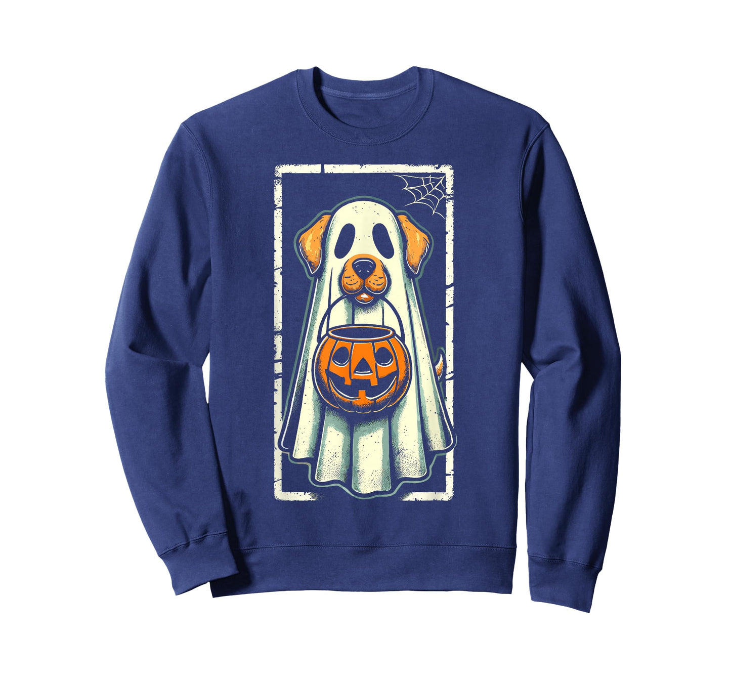 Cute Dog Men Women Kids Boys Girls Halloween Funny Ghost T-Shirt