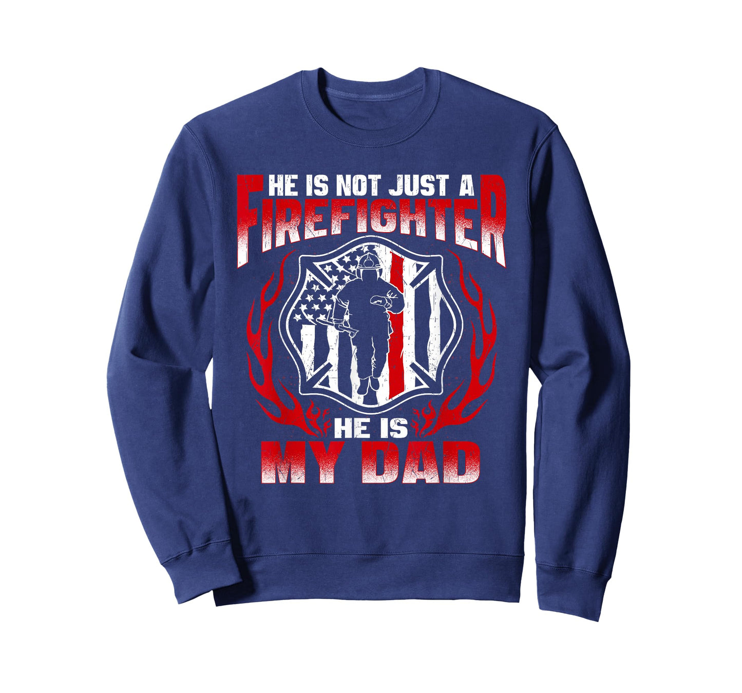 My Dad is A Firefighter Hero Proud Fire Son Daughter Gifts T-Shirt