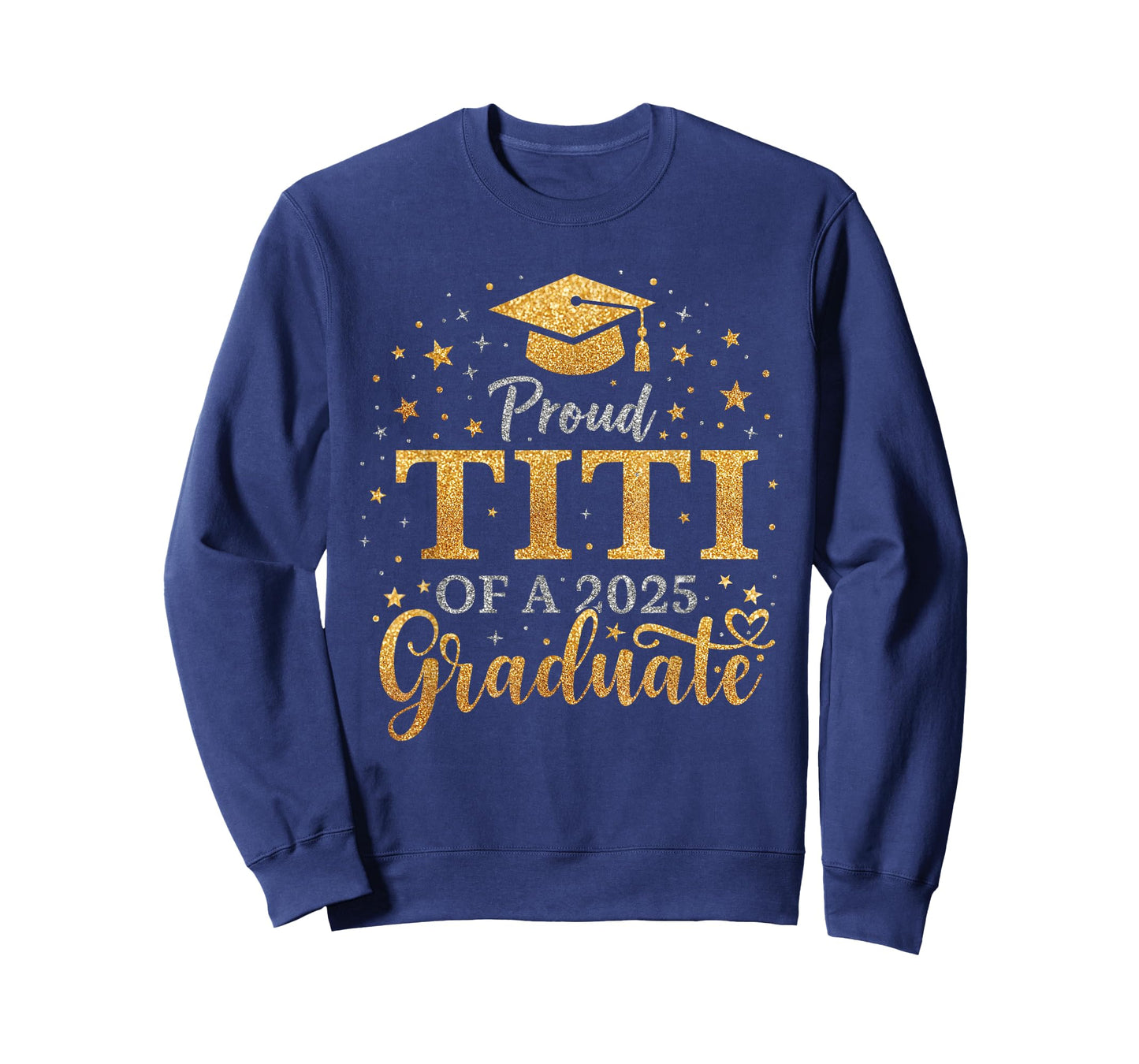 Funny Senior Proud Titi of a Class of 2025 Graduate T-Shirt